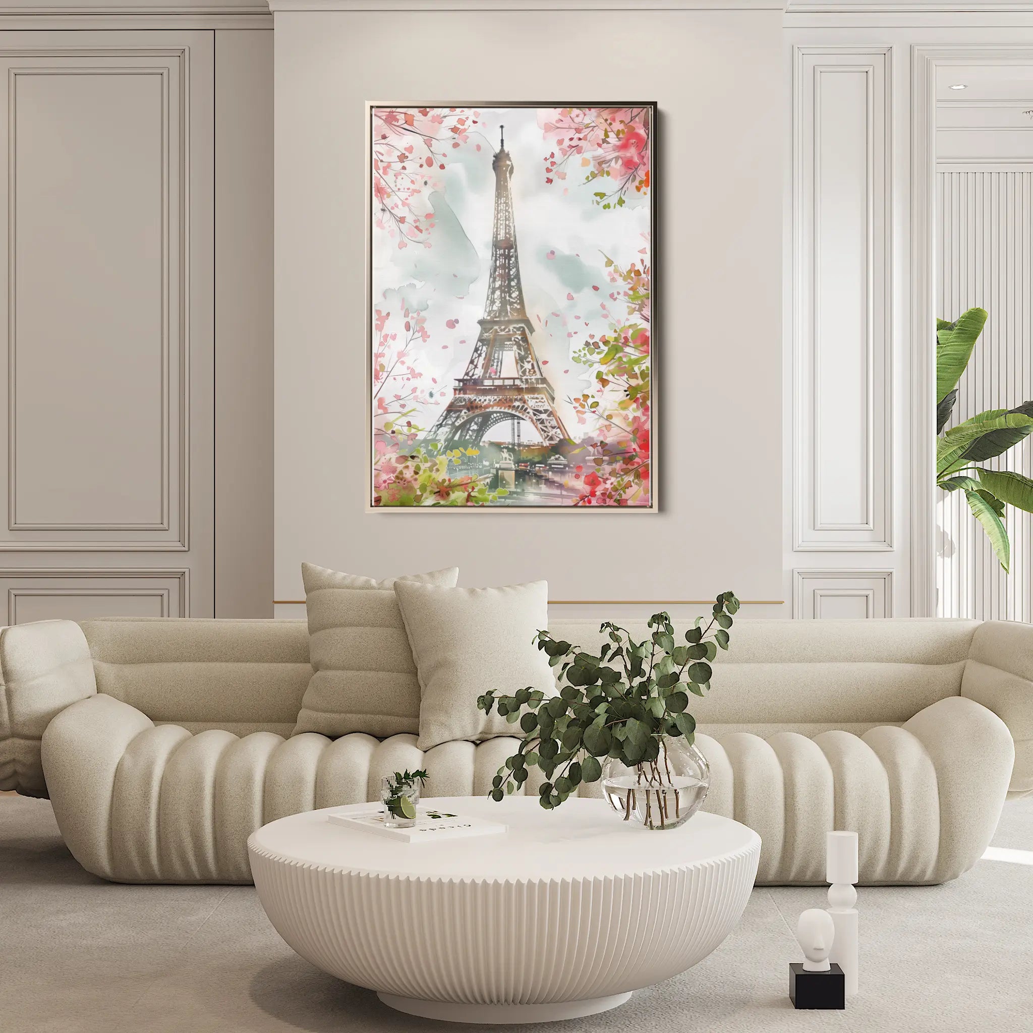 Floral Canvas Wall Art WAD732-F 90 x 60 cm / Stretched on hidden frame