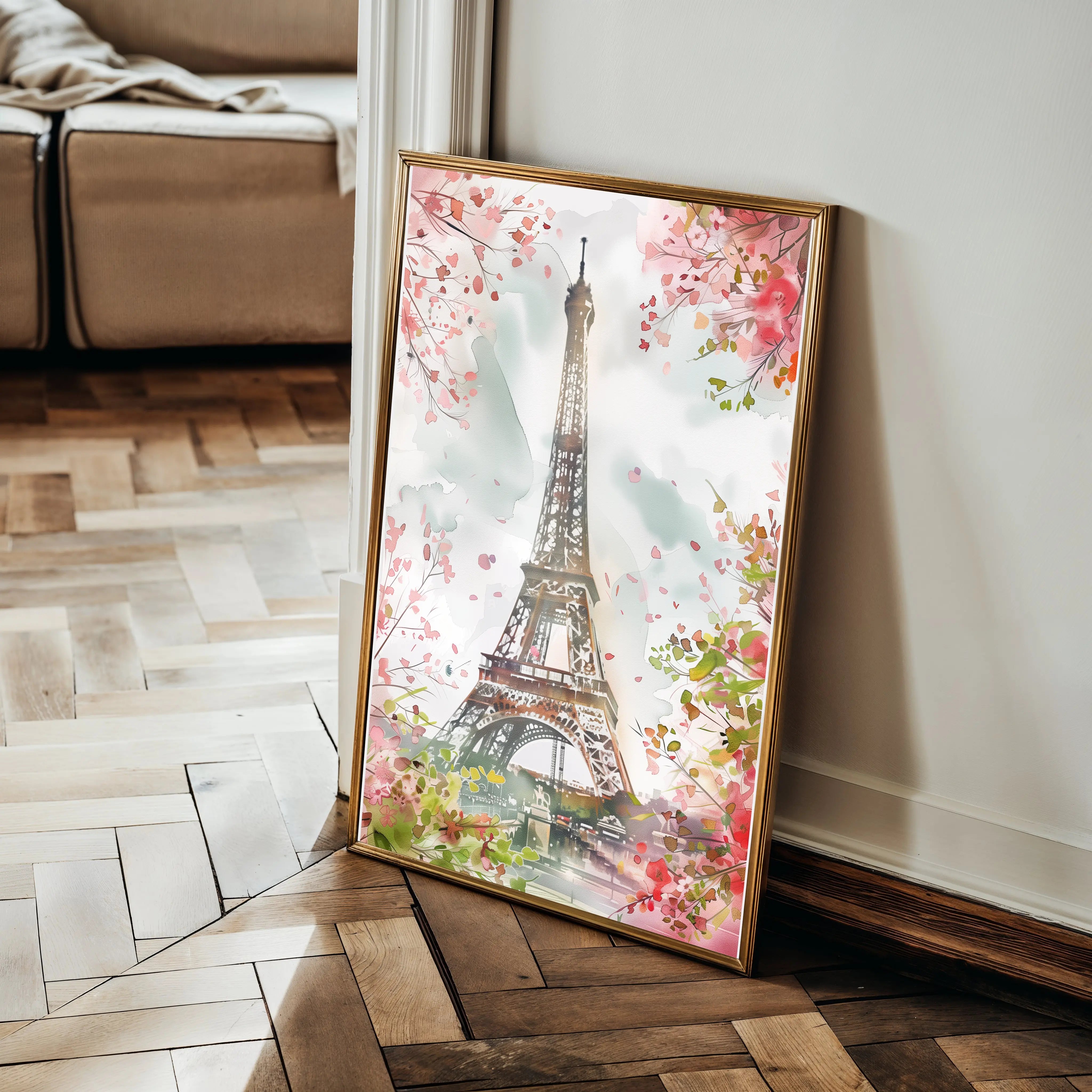 Floral Canvas Wall Art WAD732-F 90 x 60 cm / Stretched on hidden frame