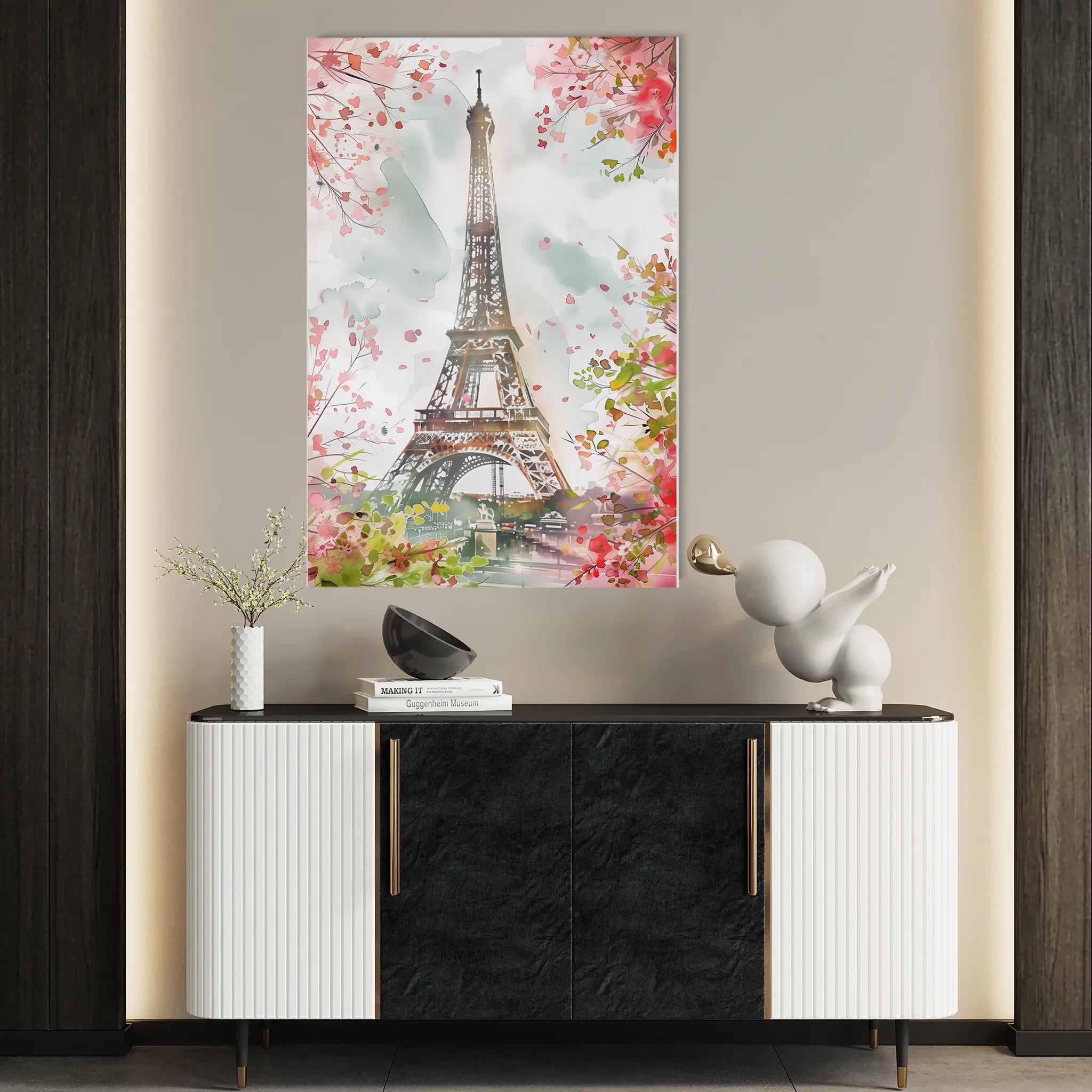 Floral Canvas Wall Art WAD732-F 90 x 60 cm / Stretched on hidden frame