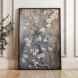 Floral Canvas Wall Art WAD734-F 90 x 60 cm / Stretched on hidden frame