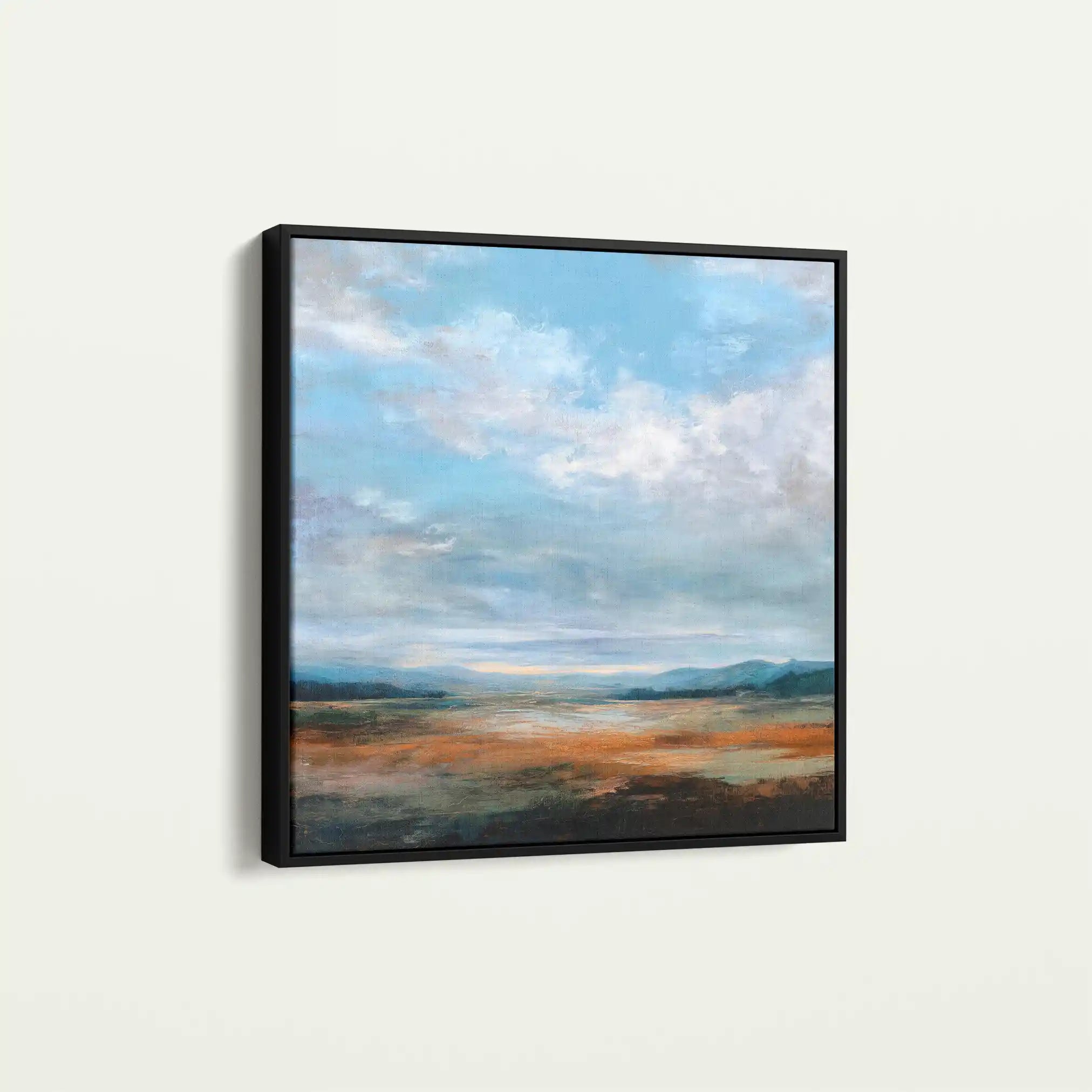 Abstract Canvas Wall Art WAD736-A 80 x 80 cm / Stretched on hidden frame
