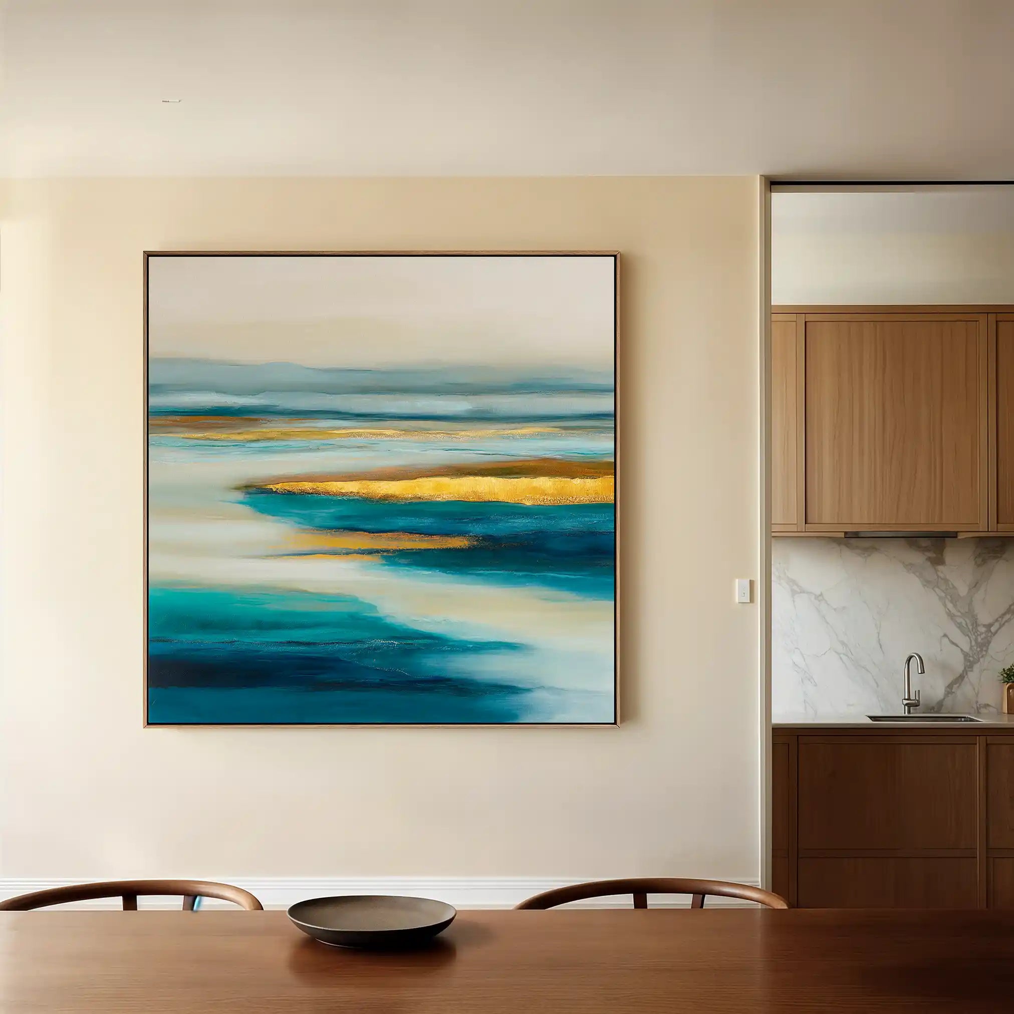 Abstract 738 Canvas Art 60 x 60 cm / Stretched on hidden frame