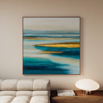 Abstract 738 Canvas Art 60 x 60 cm / Stretched on hidden frame