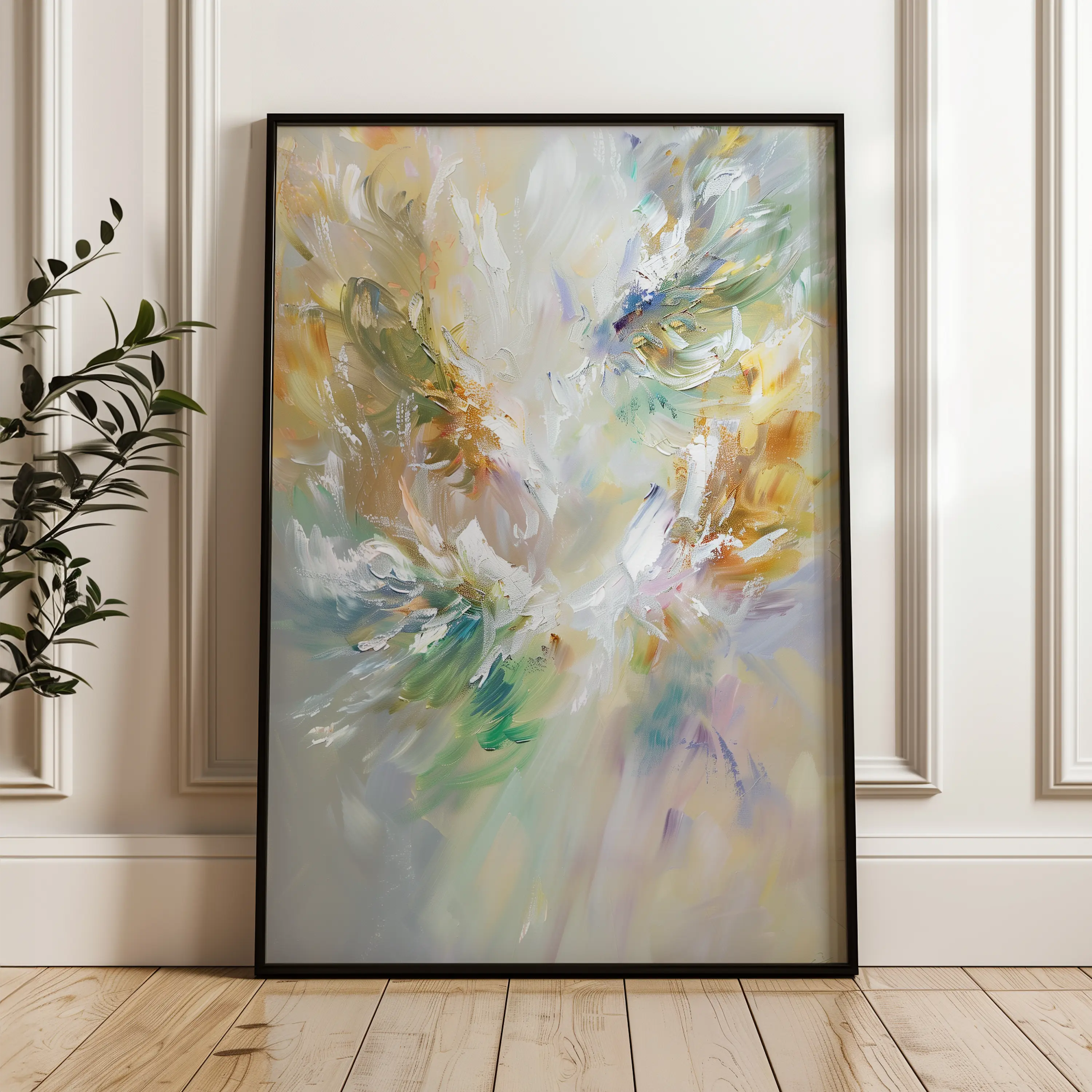 Floral Canvas Wall Art WAD740-F 90 x 60 cm / Stretched on hidden frame