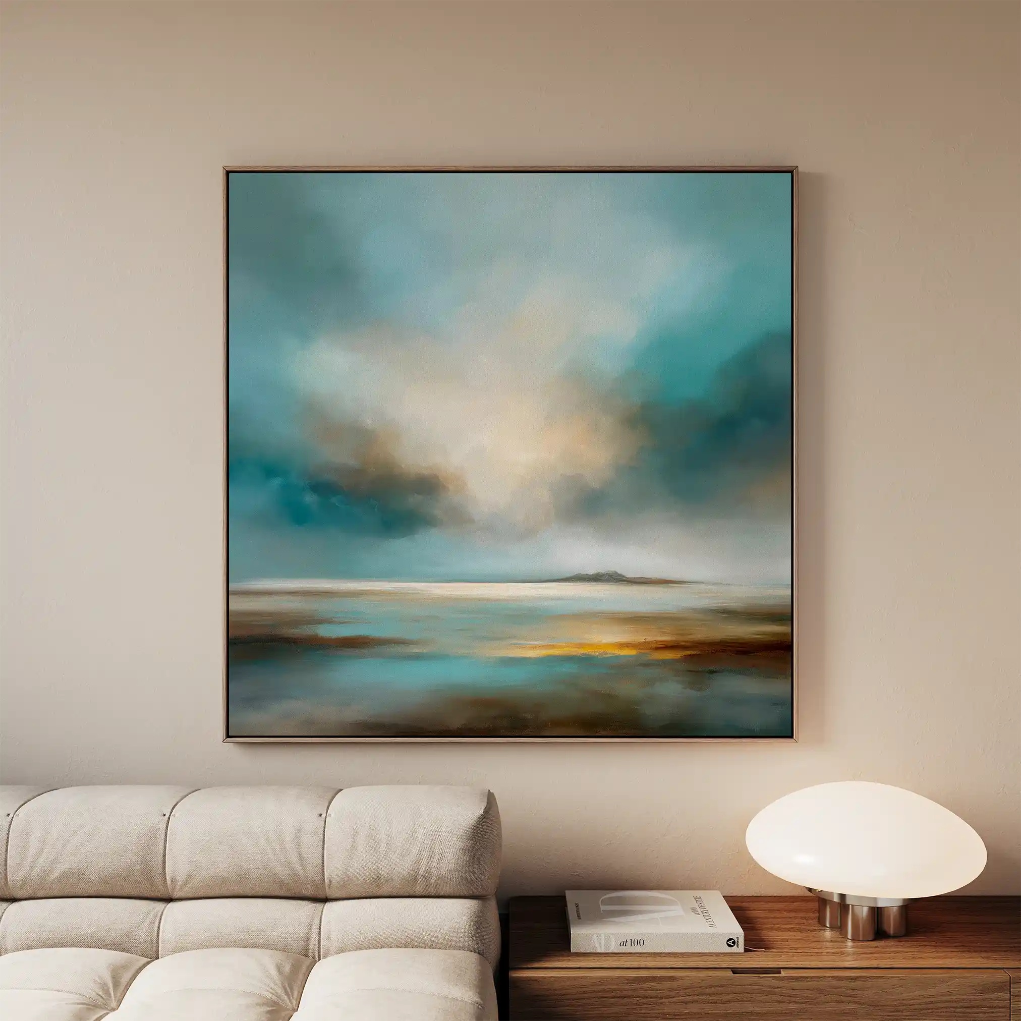 Abstract 742 Canvas Art 60 x 60 cm / Stretched on hidden frame
