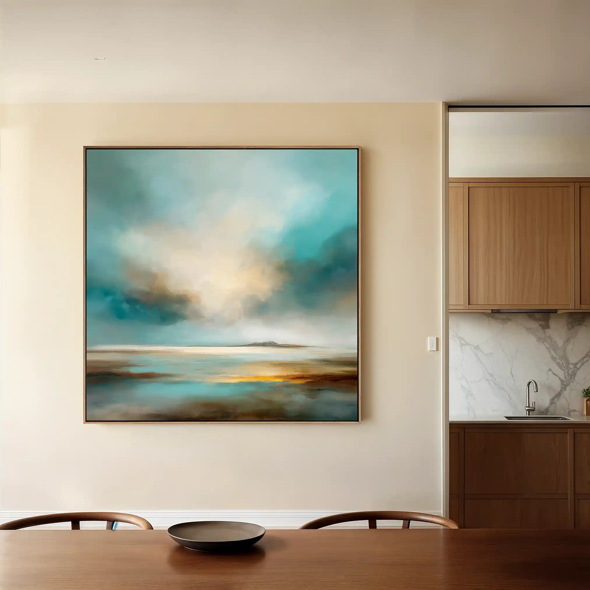 Abstract 742 Canvas Art 60 x 60 cm / Stretched on hidden frame