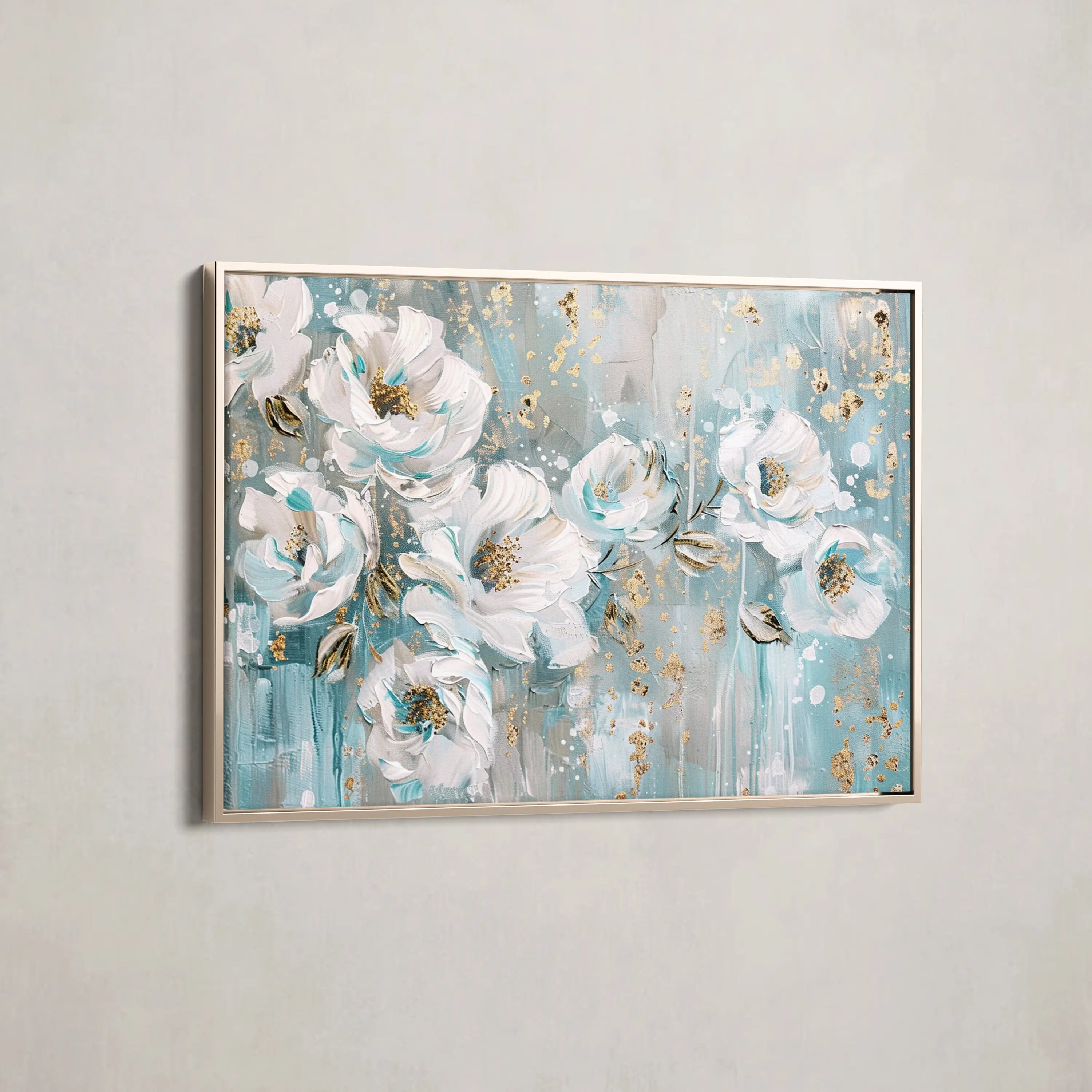 Floral Canvas Wall Art WAD742-F 90 x 60 cm / Stretched on hidden frame