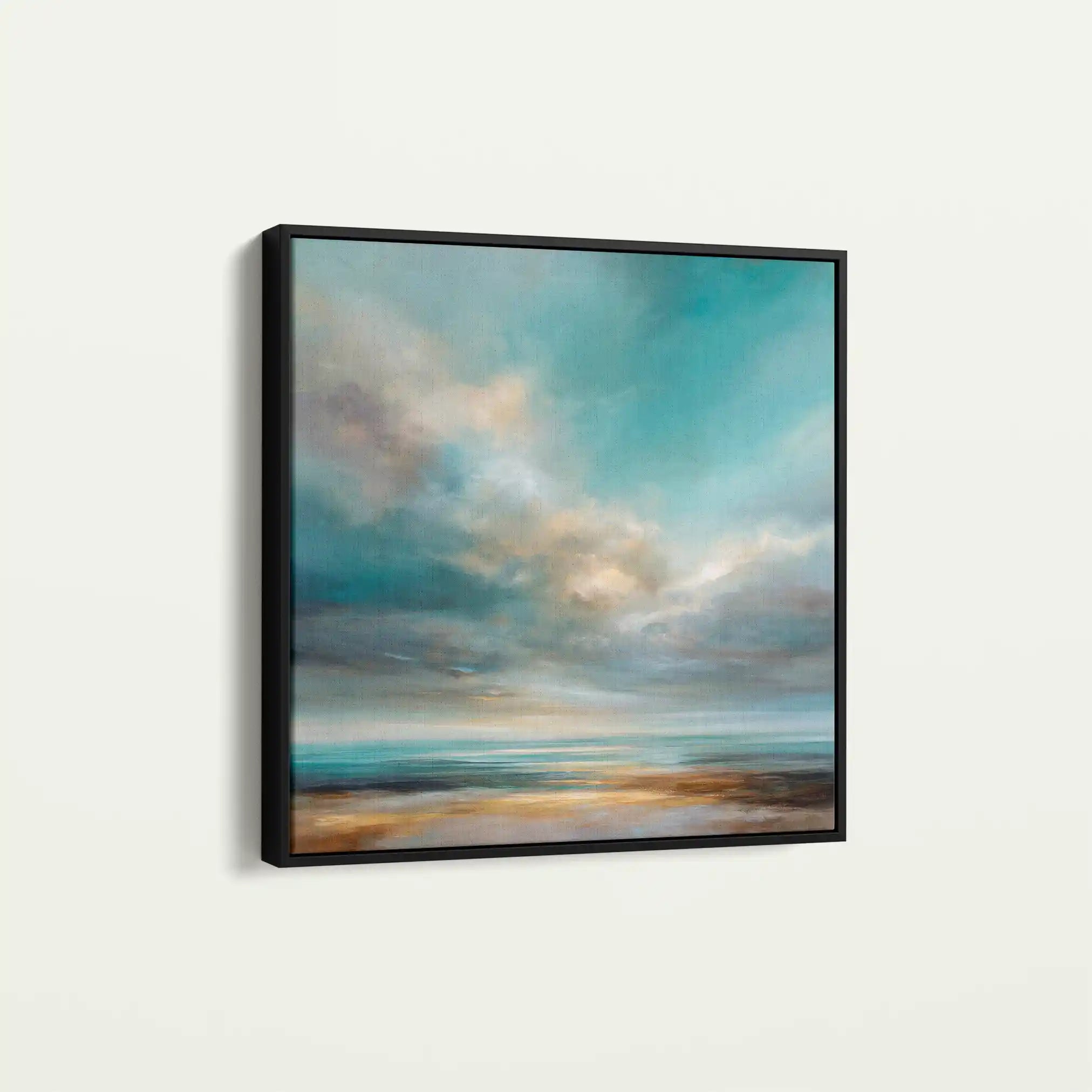 Abstract Canvas Wall Art WAD743-A 80 x 80 cm / Stretched on hidden frame