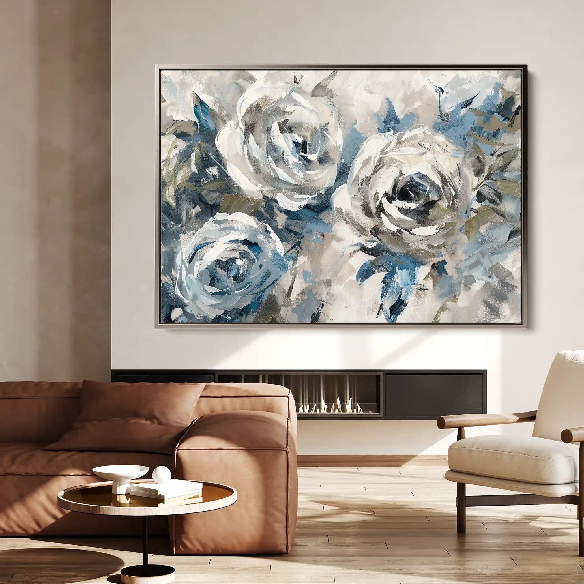 Floral Canvas Wall Art WAD744-F 90 x 60 cm / Stretched on hidden frame