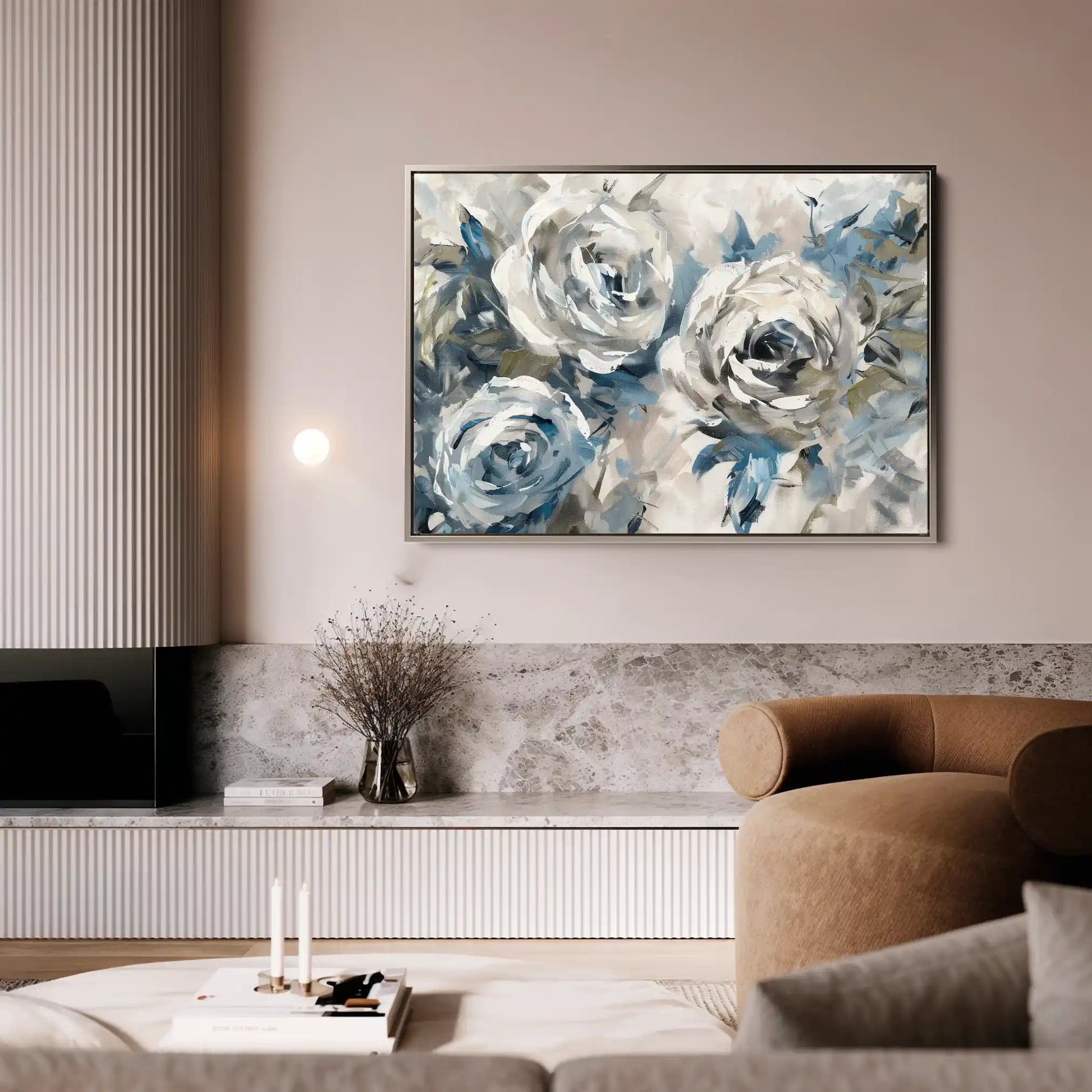 Floral Canvas Wall Art WAD744-F 90 x 60 cm / Stretched on hidden frame