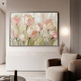 Floral Canvas Wall Art WAD745-F 90 x 60 cm / Stretched on hidden frame