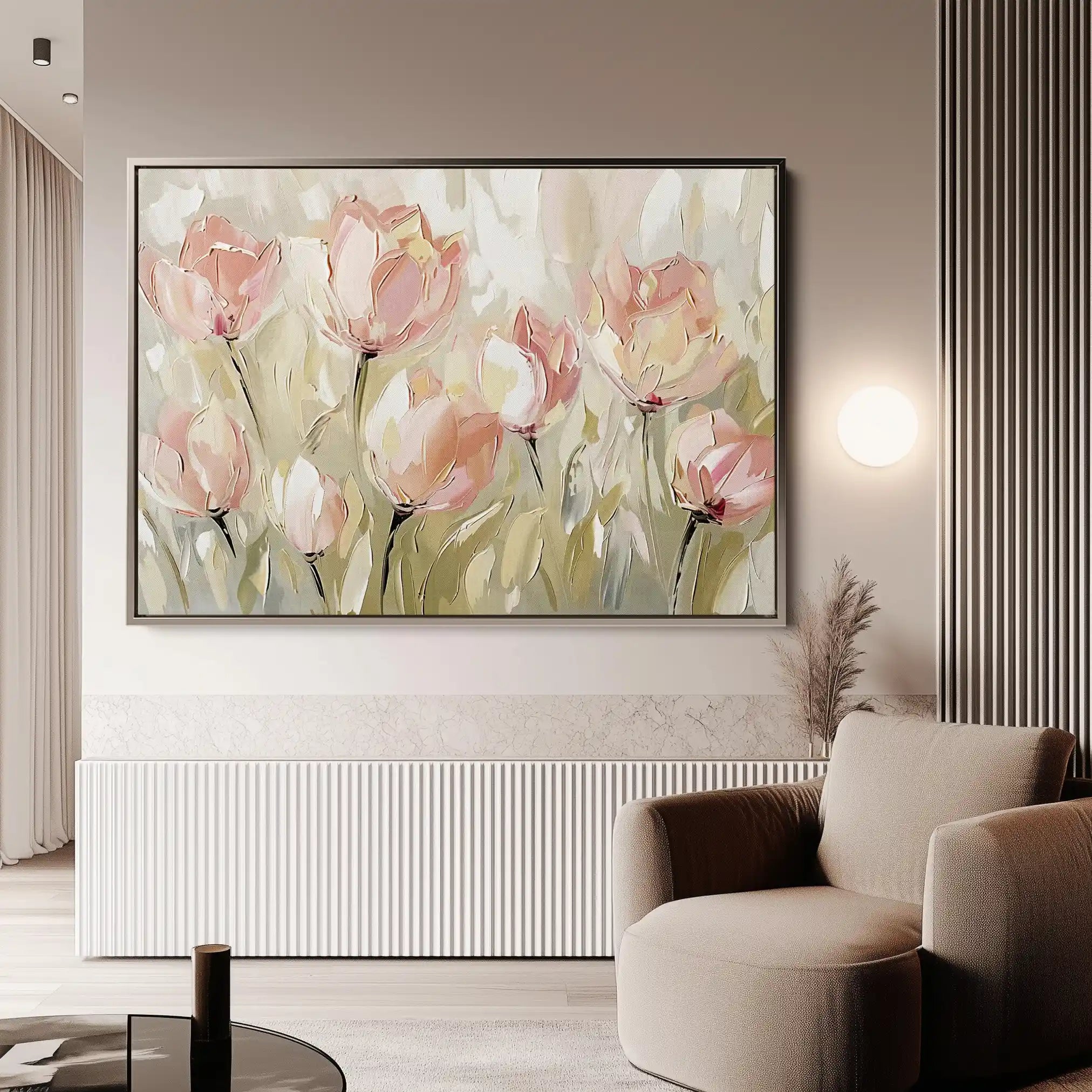 Floral Canvas Wall Art WAD745-F 90 x 60 cm / Stretched on hidden frame