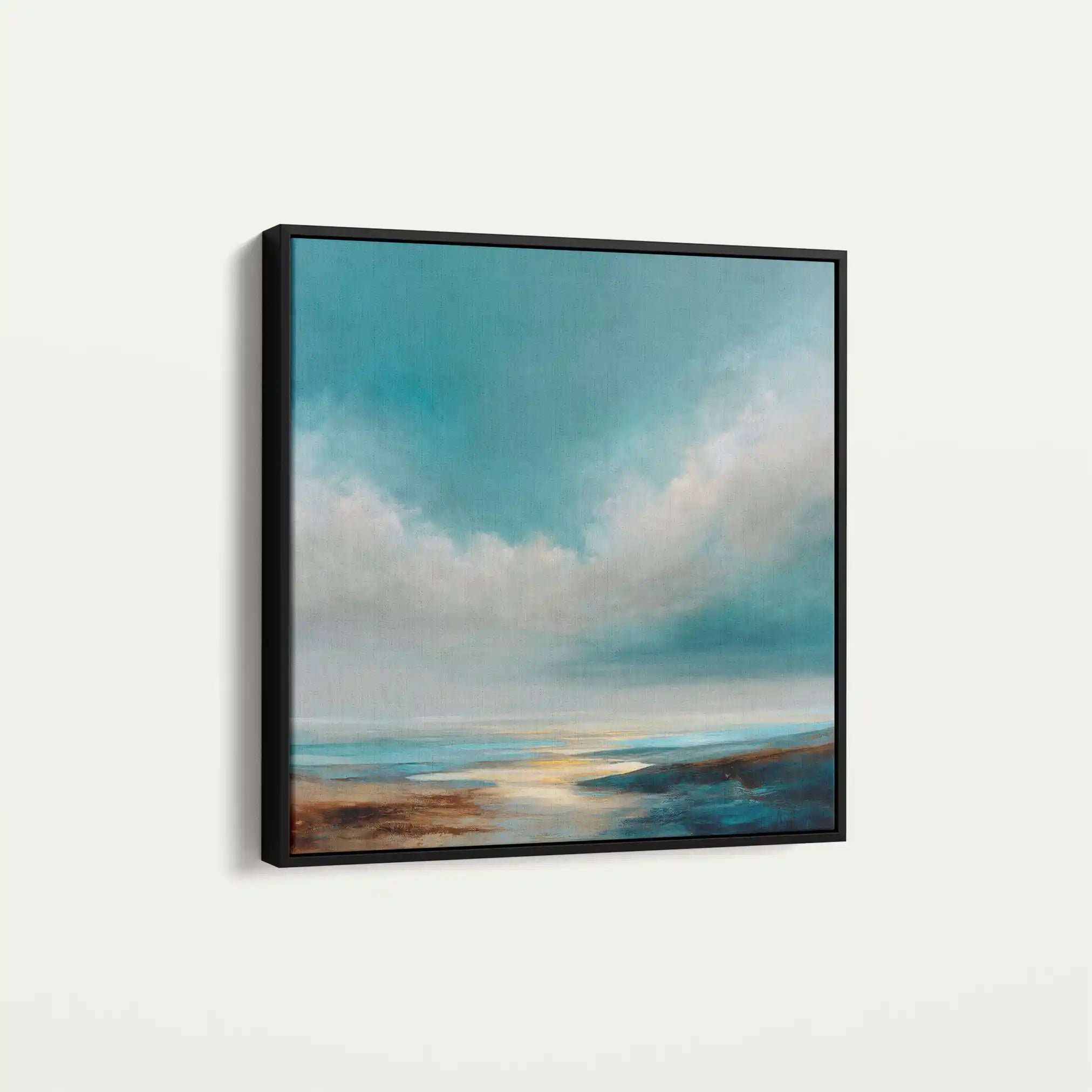 Abstract Canvas Wall Art WAD746-A 80 x 80 cm / Stretched on hidden frame