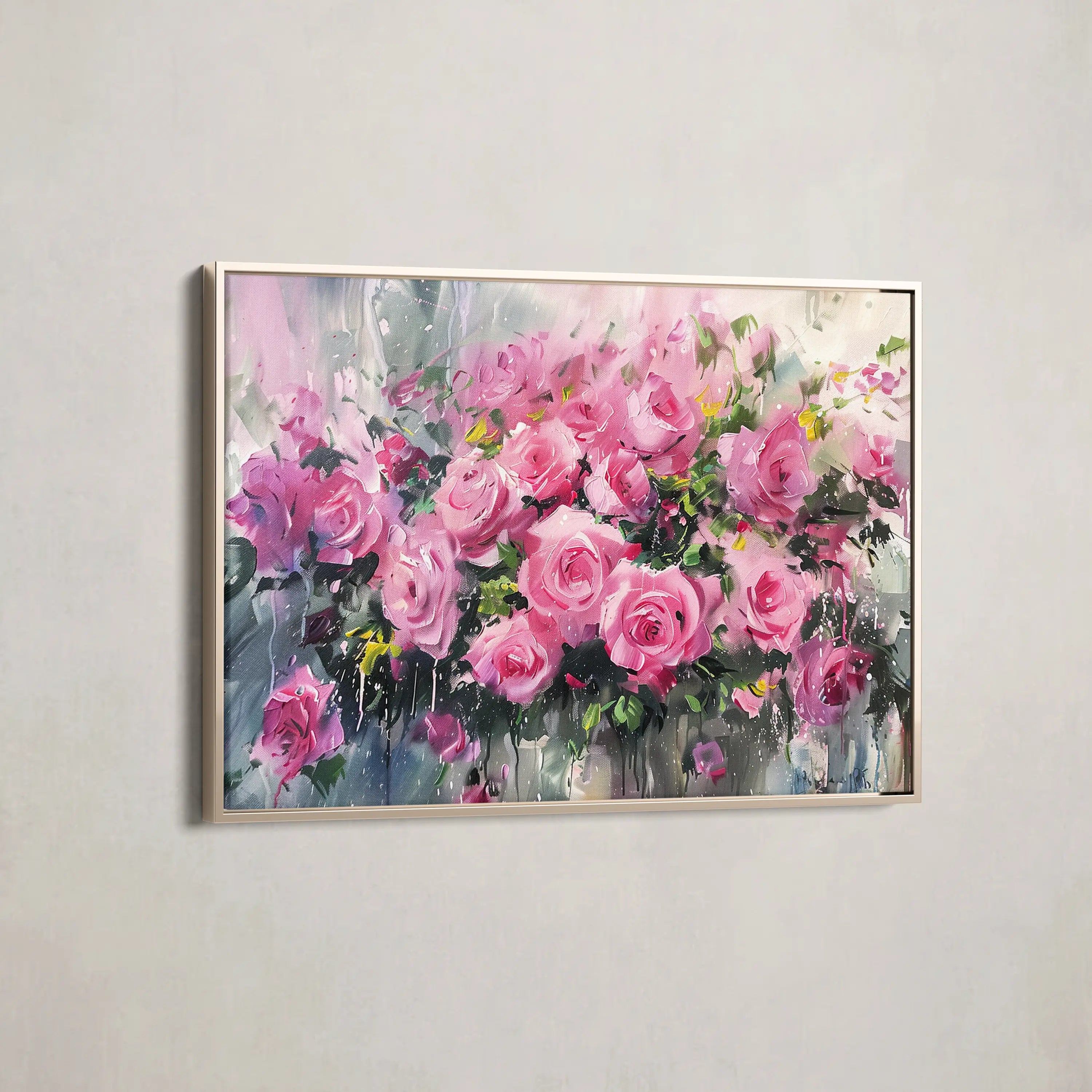 Floral Canvas Wall Art WAD746-F 90 x 60 cm / Stretched on hidden frame