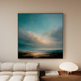 Abstract 747 Canvas Art 60 x 60 cm / Stretched on hidden frame
