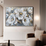 Floral Canvas Wall Art WAD747-F 90 x 60 cm / Stretched on hidden frame