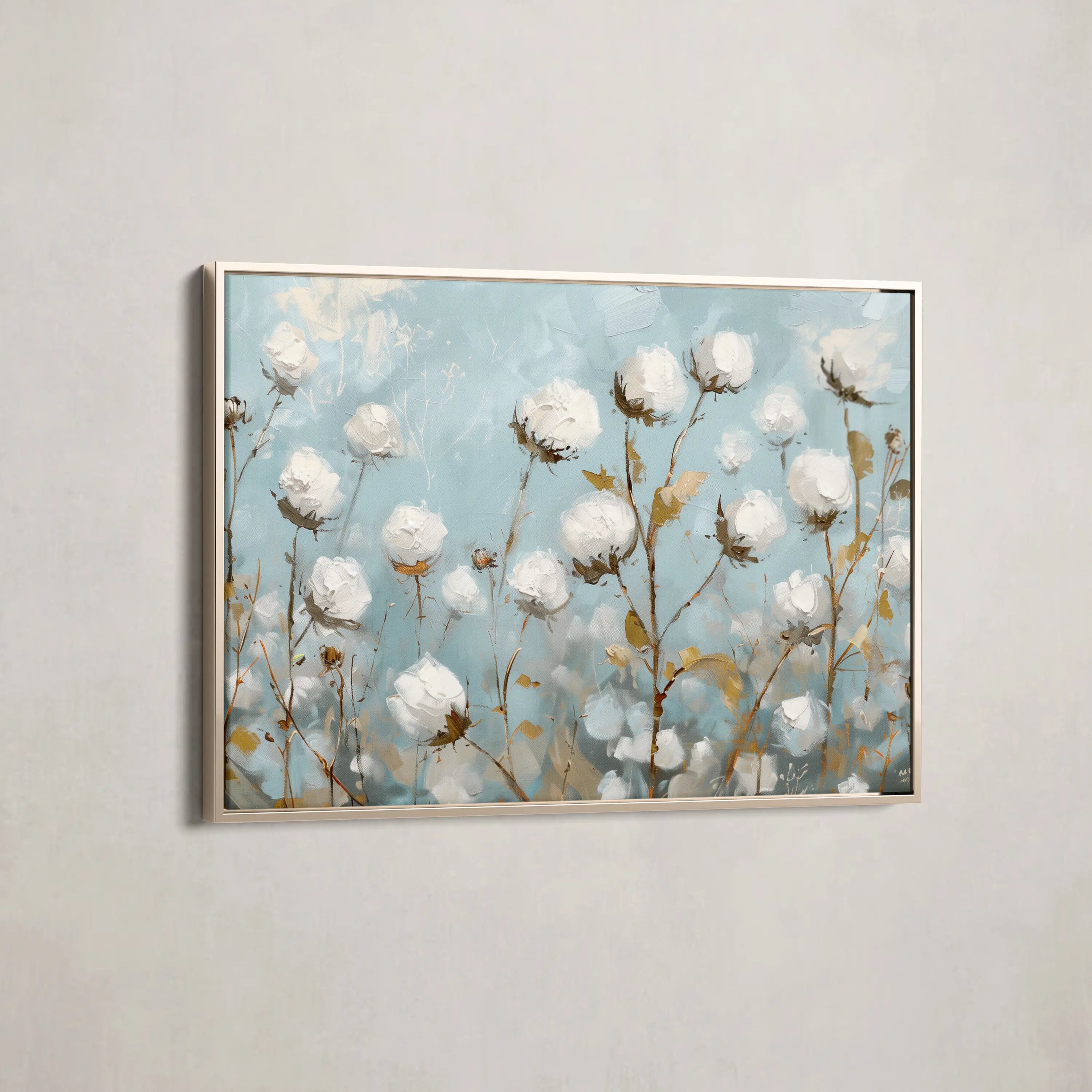 Floral Canvas Wall Art WAD748-F 90 x 60 cm / Stretched on hidden frame