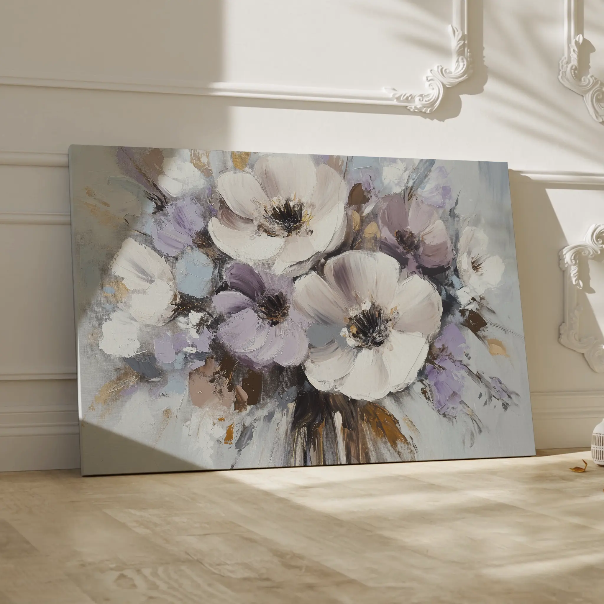 Floral Canvas Wall Art WAD749-F 90 x 60 cm / Stretched on hidden frame