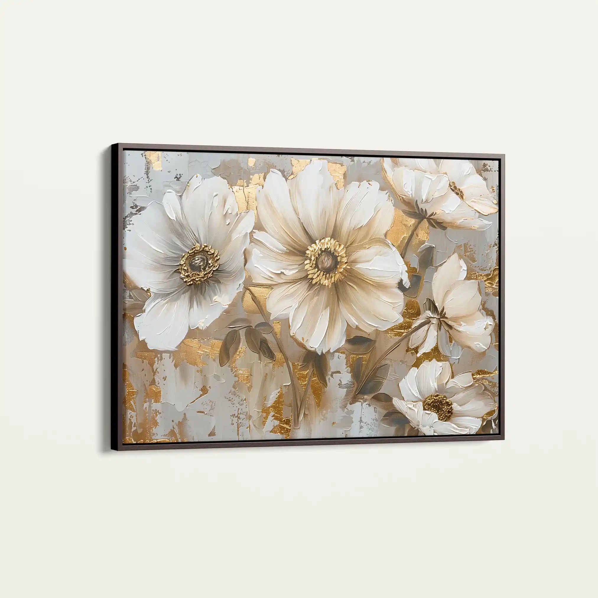 Floral Canvas Wall Art WAD751-F 90 x 60 cm / Stretched on hidden frame
