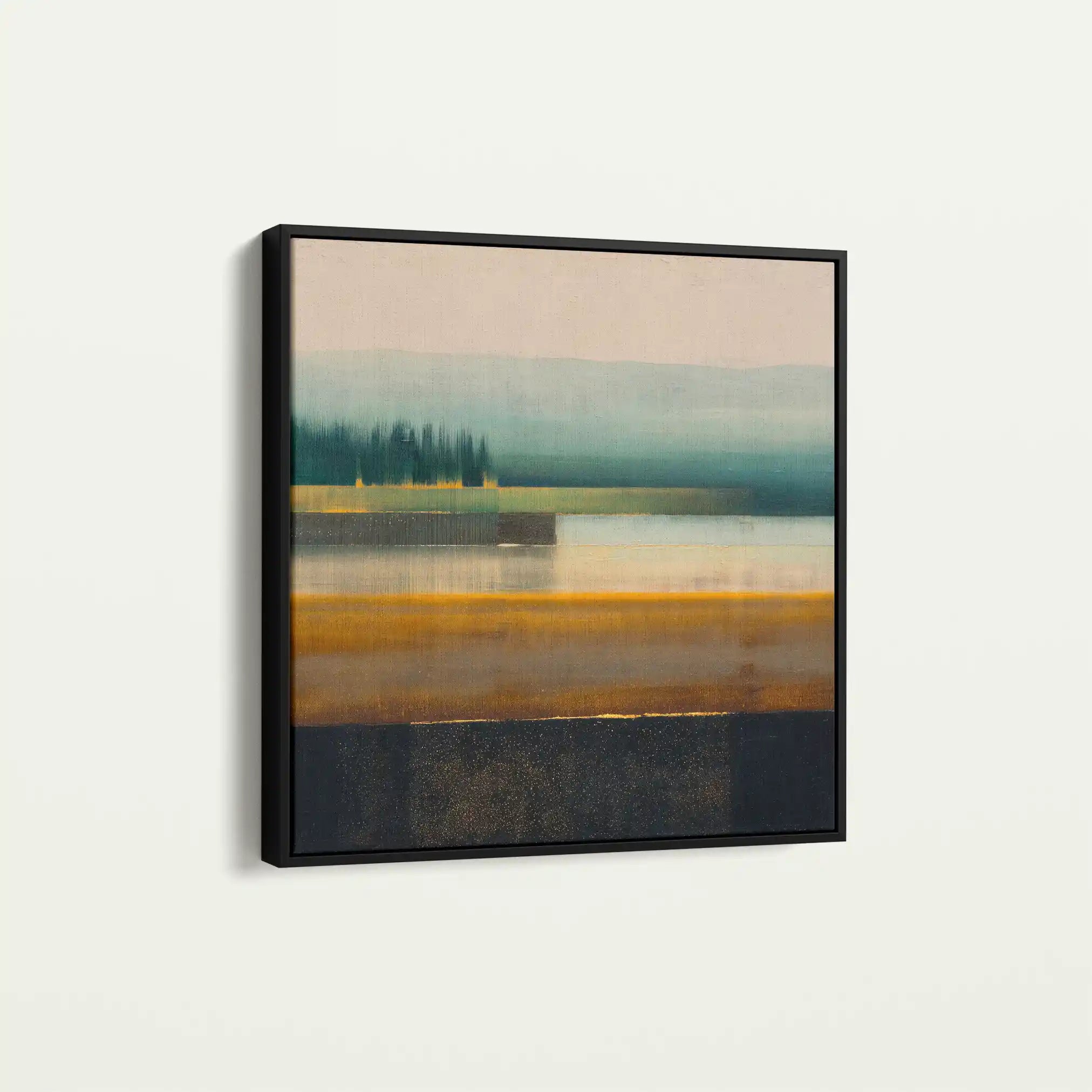 Abstract Canvas Wall Art WAD752-A 80 x 80 cm / Stretched on hidden frame