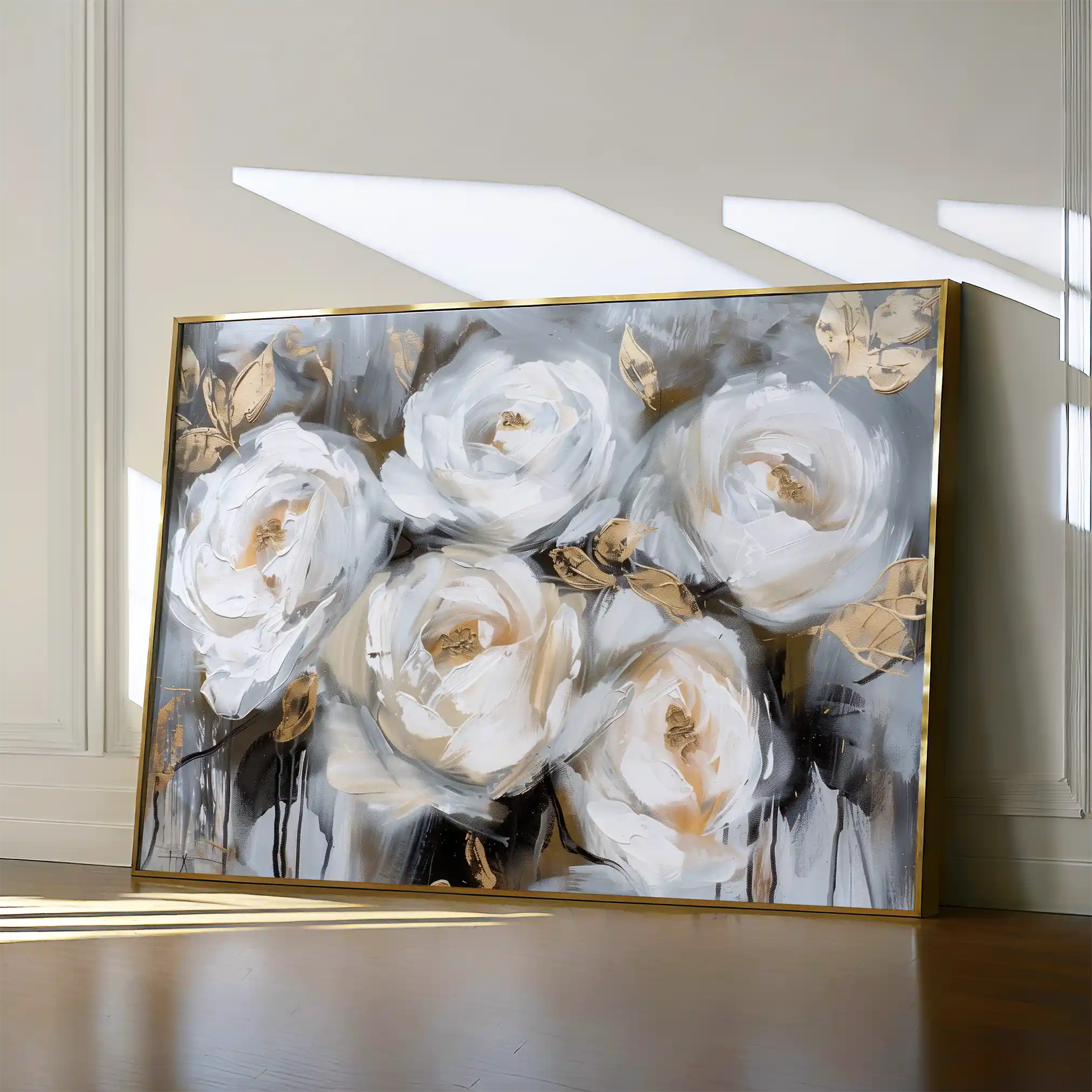 Floral Canvas Wall Art WAD752-F 90 x 60 cm / Stretched on hidden frame