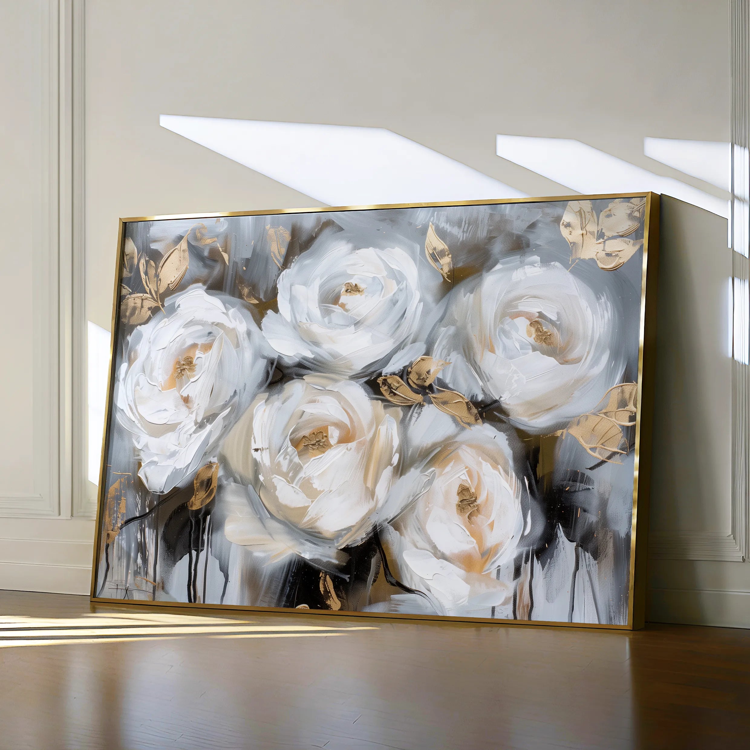 Floral Canvas Wall Art WAD752-F 90 x 60 cm / Stretched on hidden frame
