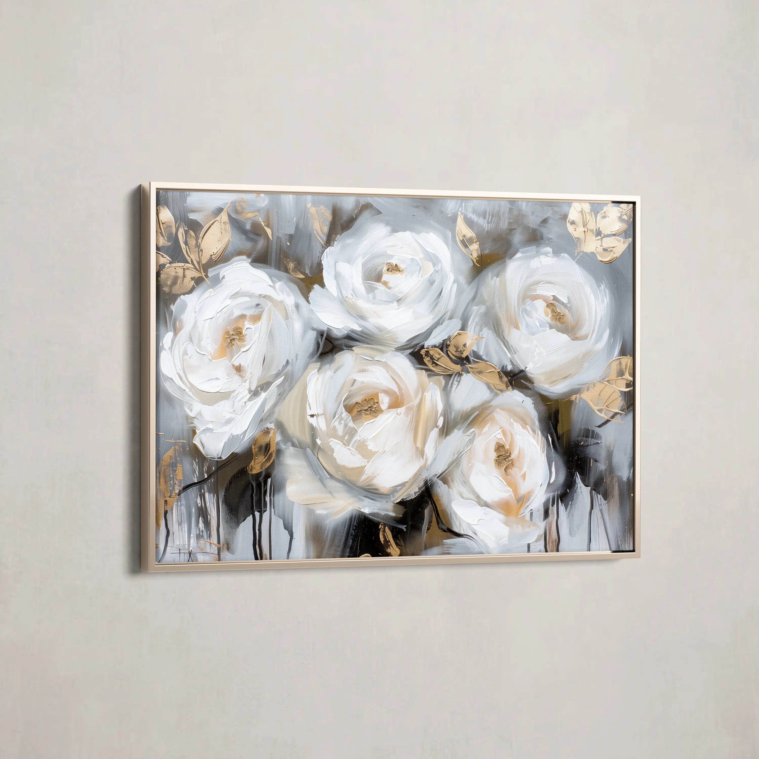 Floral Canvas Wall Art WAD752-F 90 x 60 cm / Stretched on hidden frame