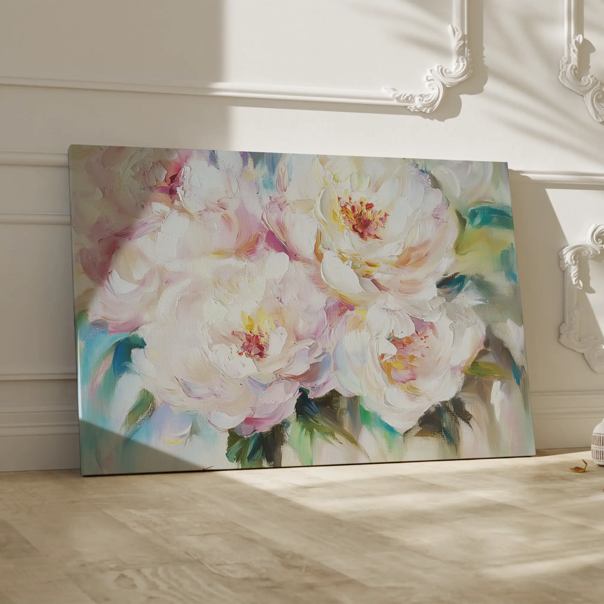 Floral Canvas Wall Art WAD753-F 90 x 60 cm / Stretched on hidden frame