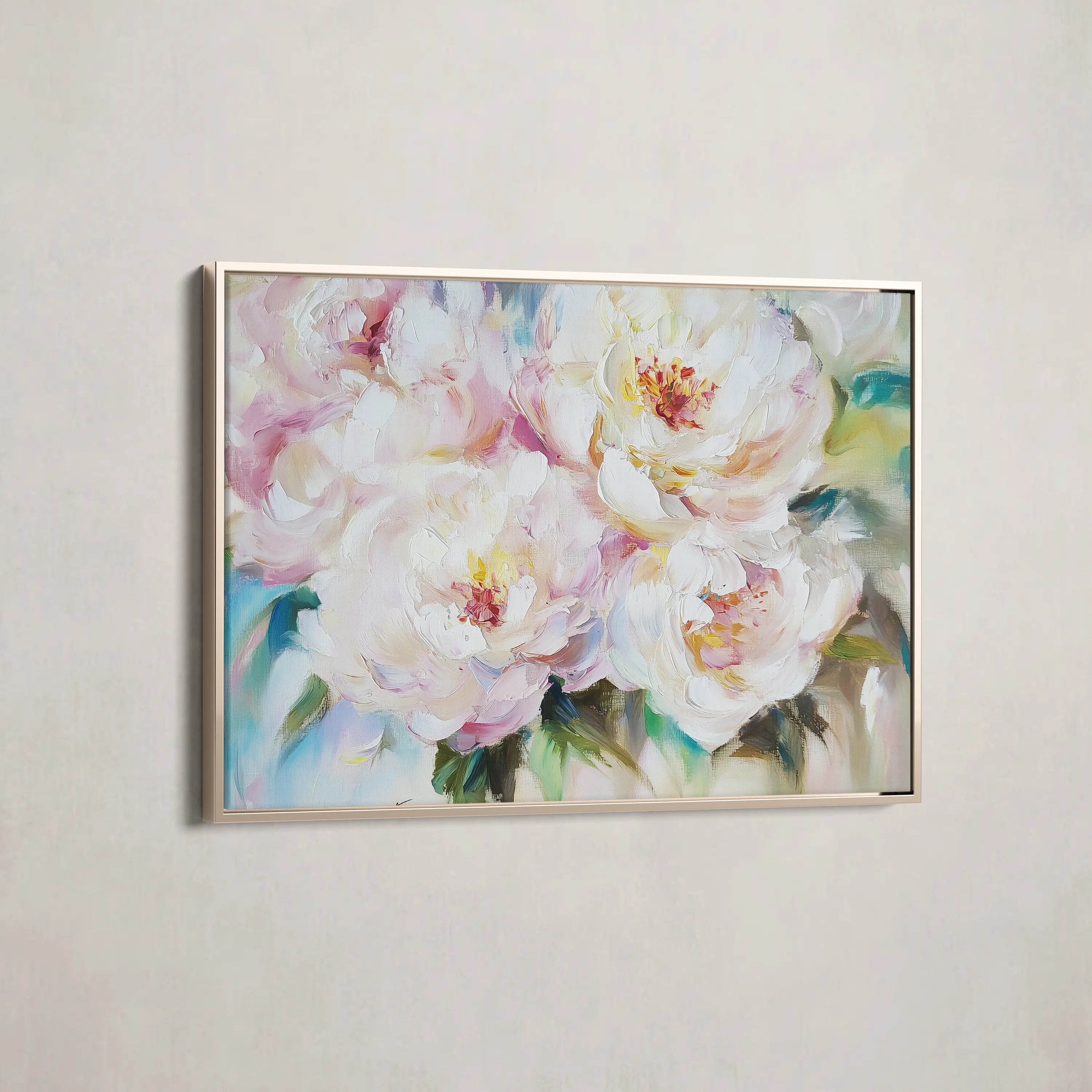 Floral Canvas Wall Art WAD753-F 90 x 60 cm / Stretched on hidden frame