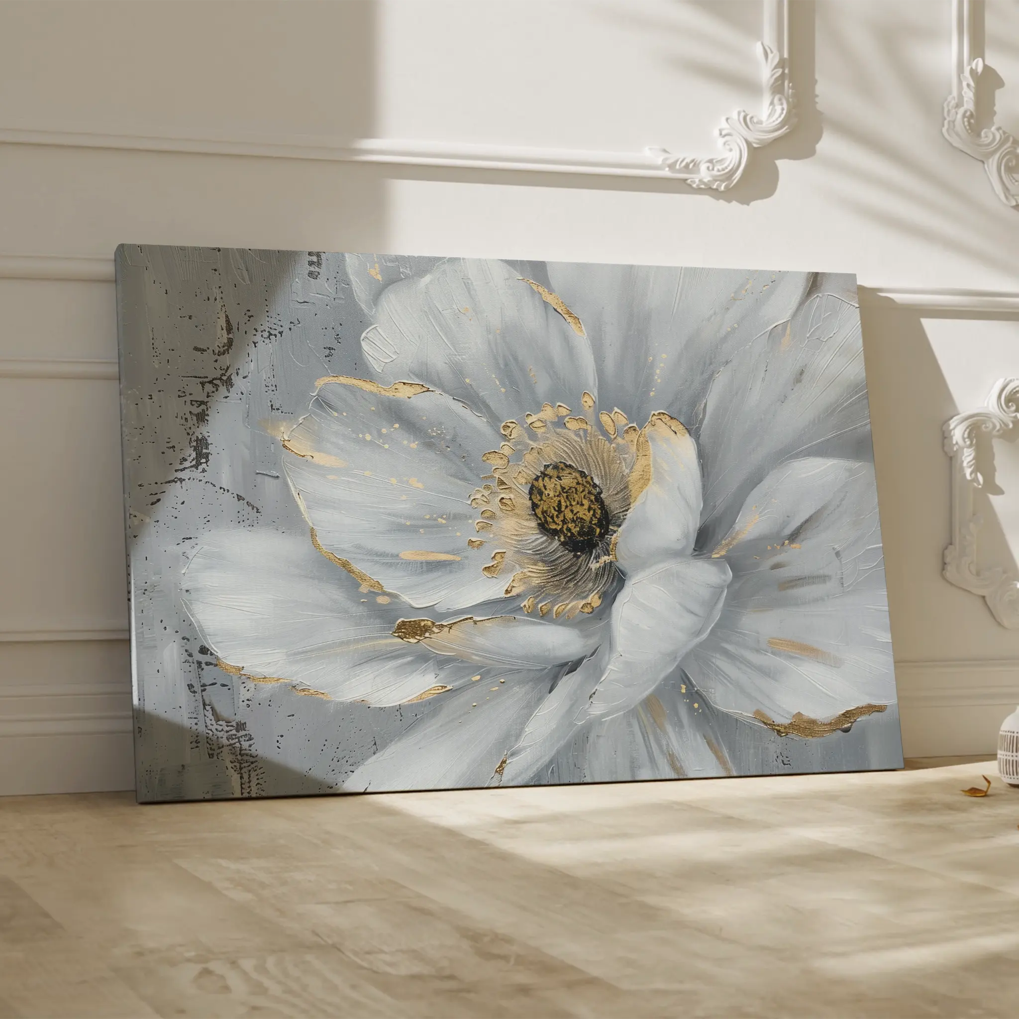 Floral Canvas Wall Art WAD754-F 90 x 60 cm / Stretched on hidden frame