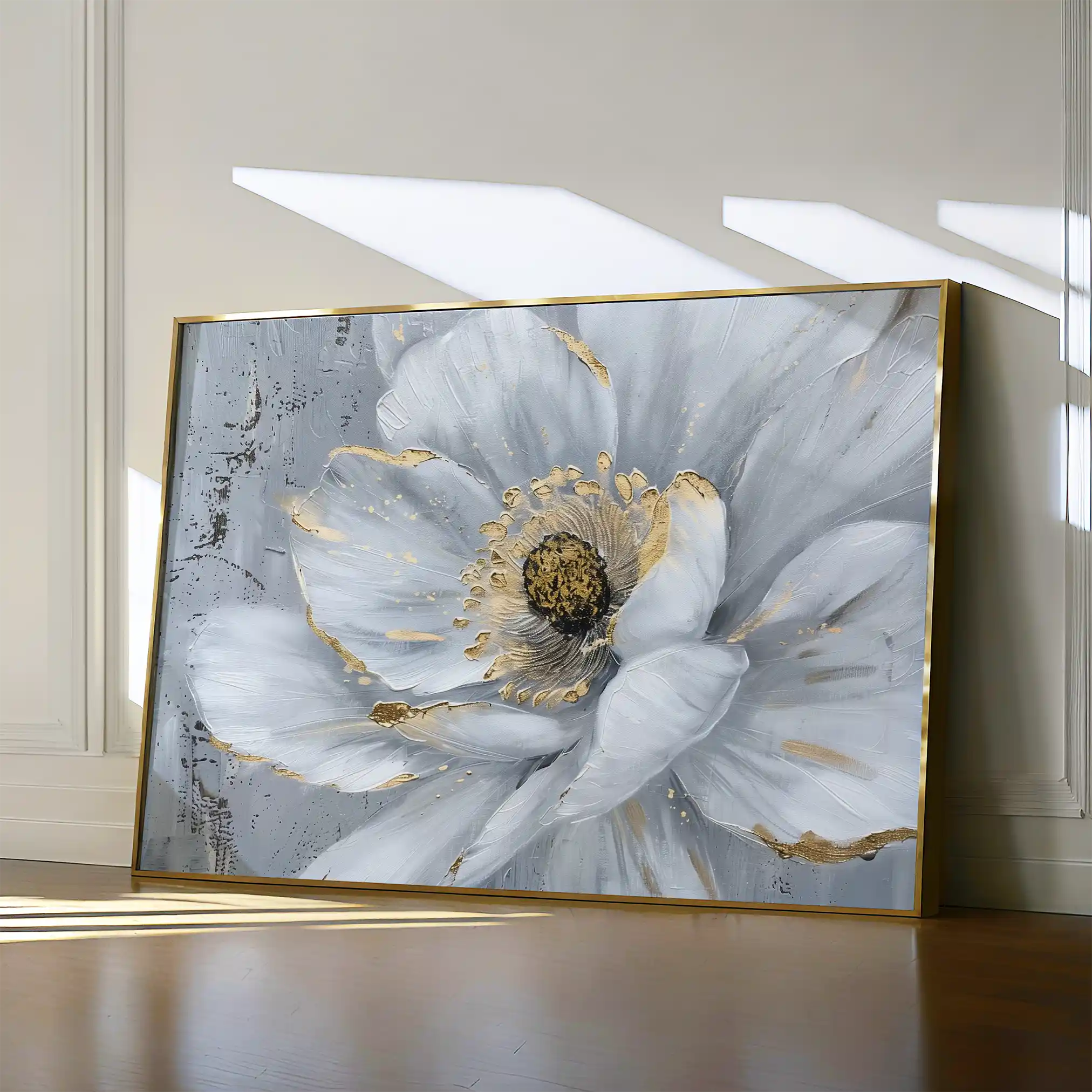 Floral Canvas Wall Art WAD754-F 90 x 60 cm / Stretched on hidden frame