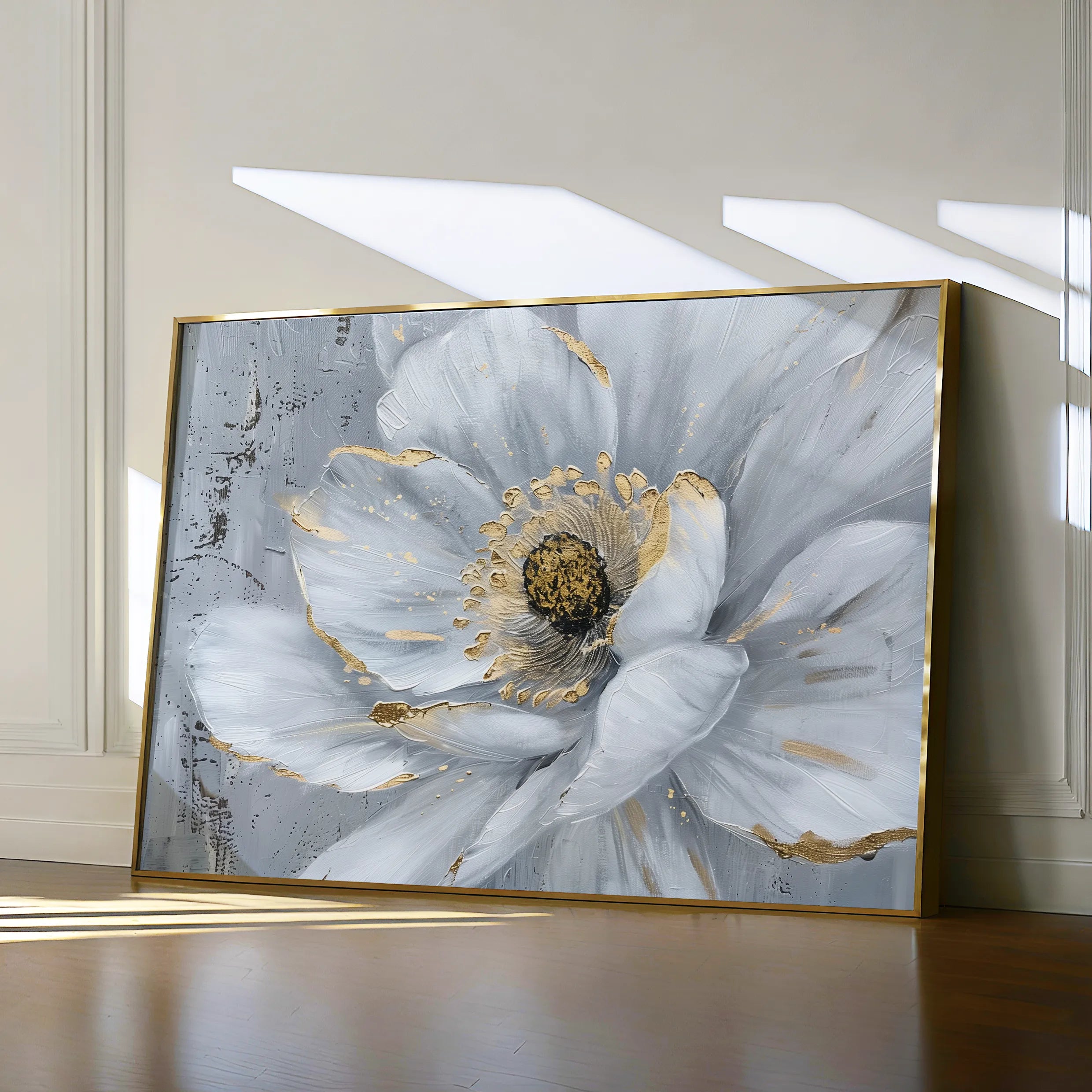 Floral Canvas Wall Art WAD754-F 90 x 60 cm / Stretched on hidden frame