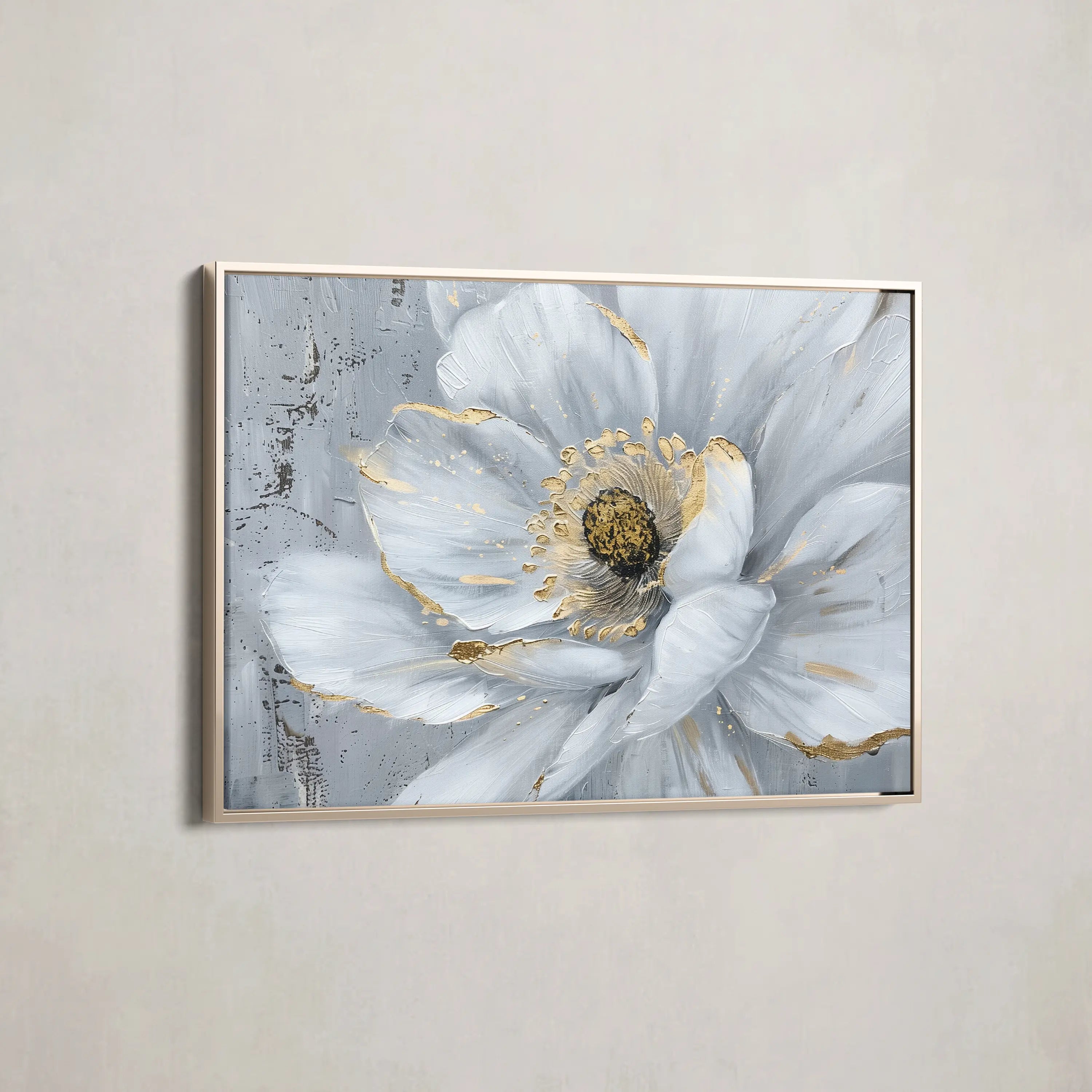 Floral Canvas Wall Art WAD754-F 90 x 60 cm / Stretched on hidden frame