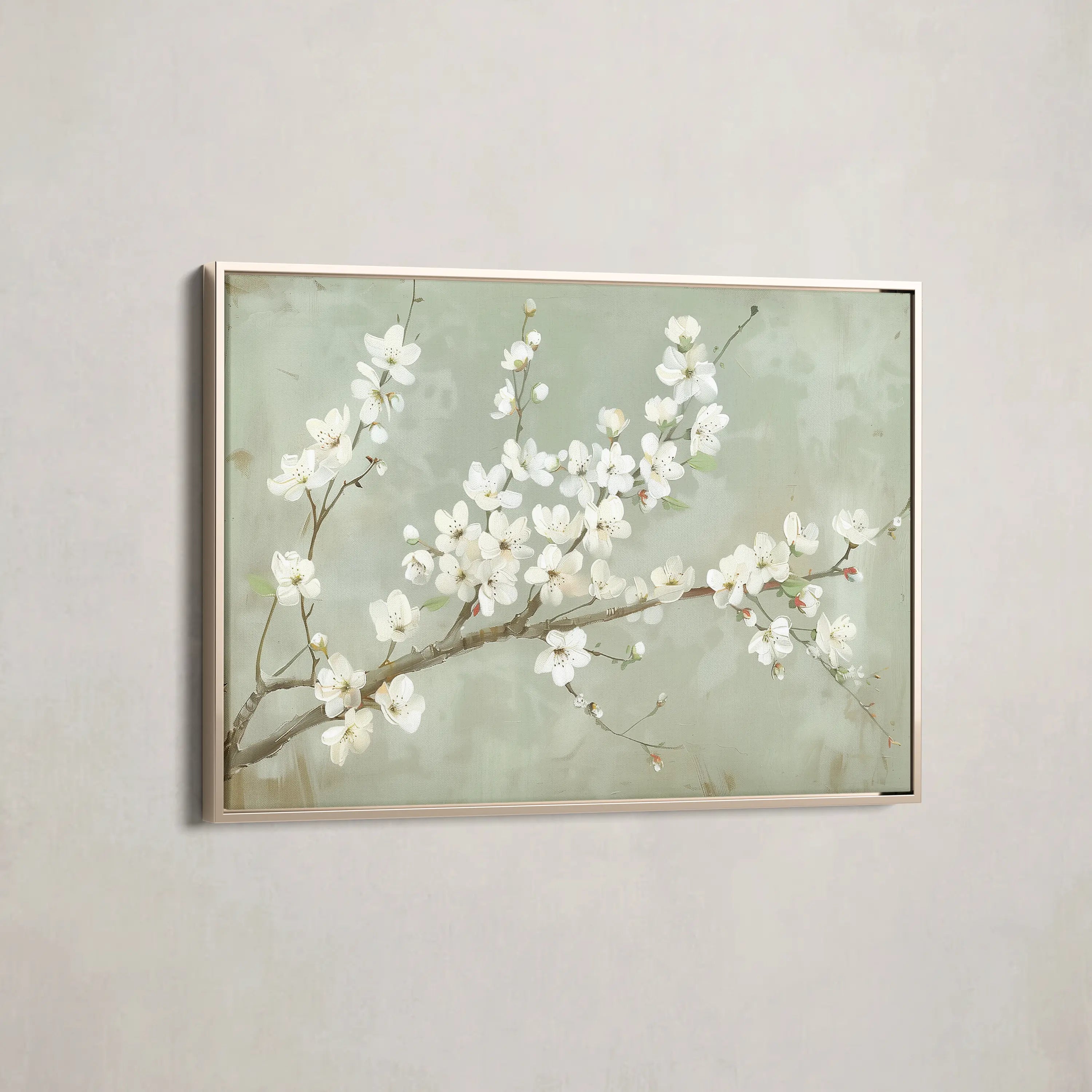 Floral Canvas Wall Art WAD755-F 90 x 60 cm / Stretched on hidden frame