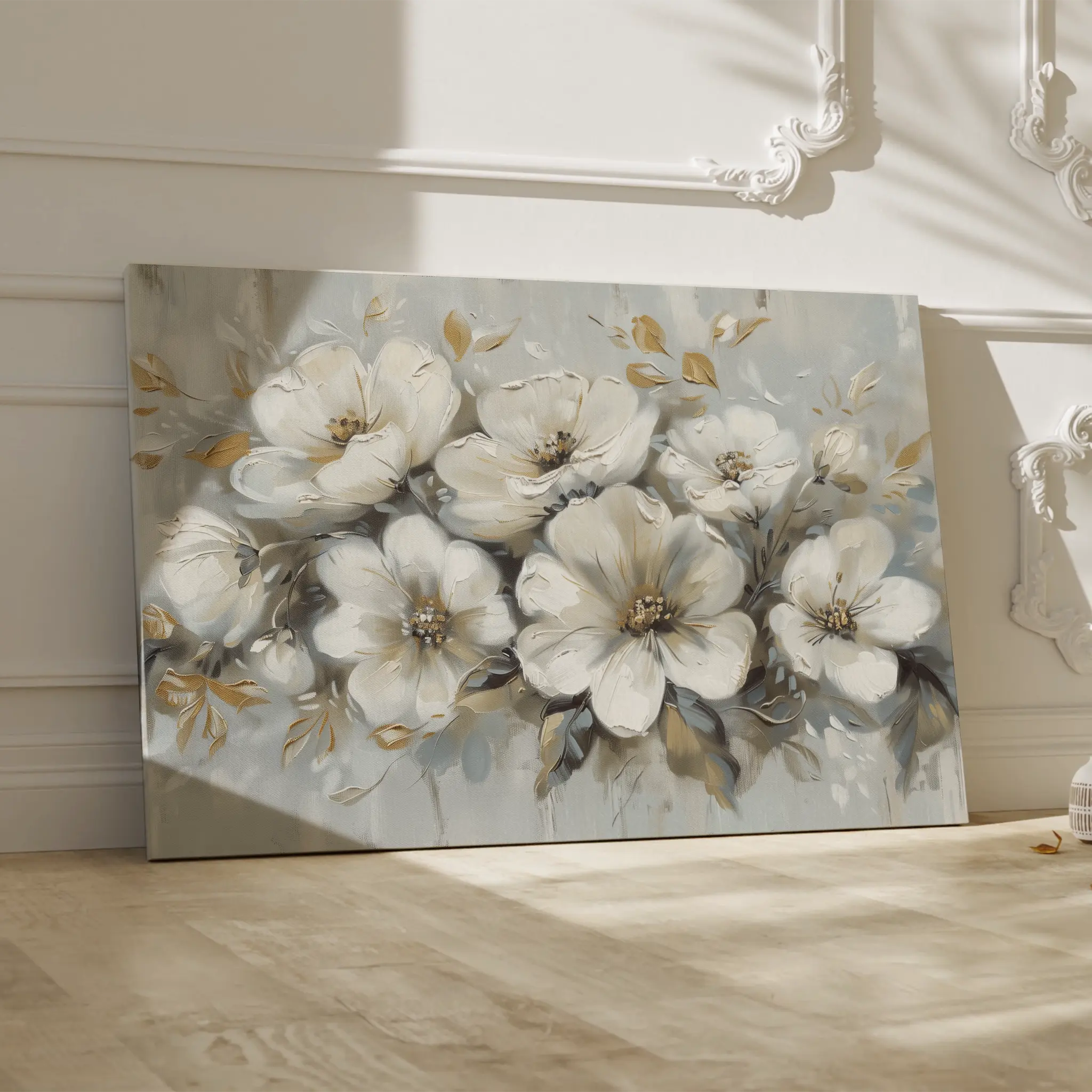 Floral Canvas Wall Art WAD756-F 90 x 60 cm / Stretched on hidden frame