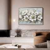 Floral Canvas Wall Art WAD756-F 90 x 60 cm / Stretched on hidden frame