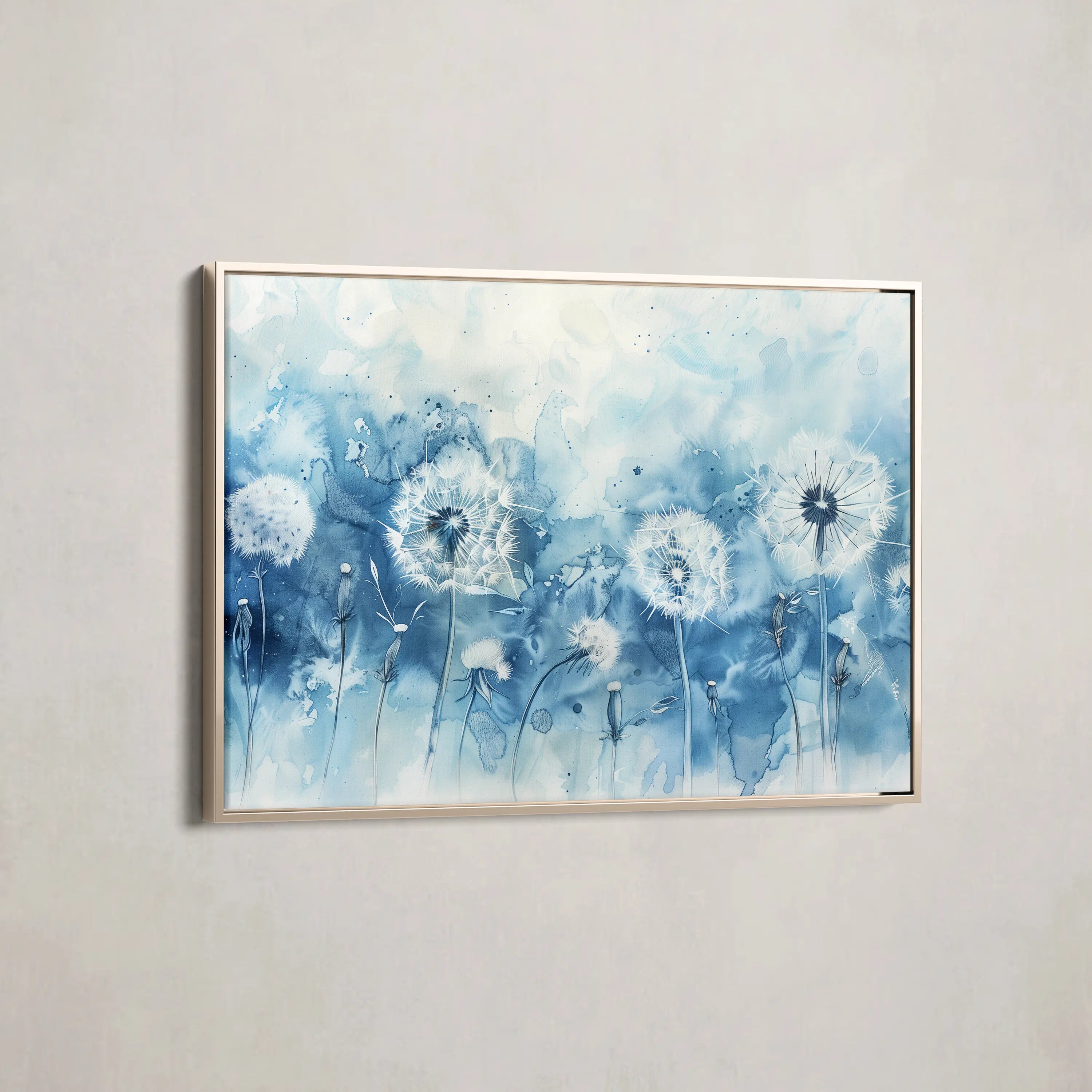 Floral Canvas Wall Art WAD758-F 90 x 60 cm / Stretched on hidden frame