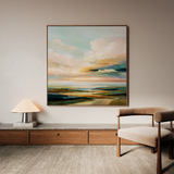 Abstract 759 Canvas Art 60 x 60 cm / Stretched on hidden frame