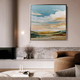 Abstract 760 Canvas Art 60 x 60 cm / Stretched on hidden frame