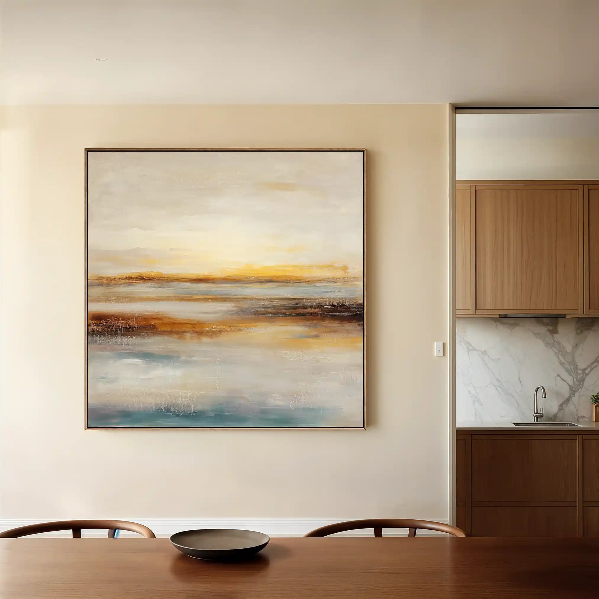 Abstract 761 Canvas Art 60 x 60 cm / Stretched on hidden frame