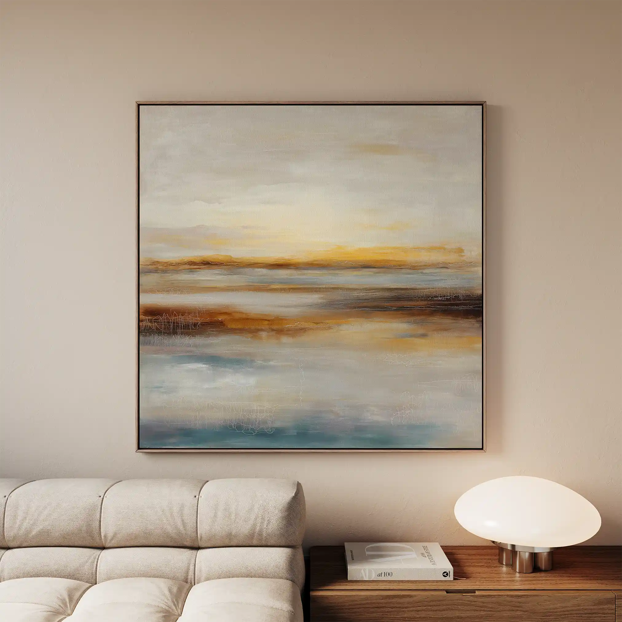 Abstract 761 Canvas Art 60 x 60 cm / Stretched on hidden frame