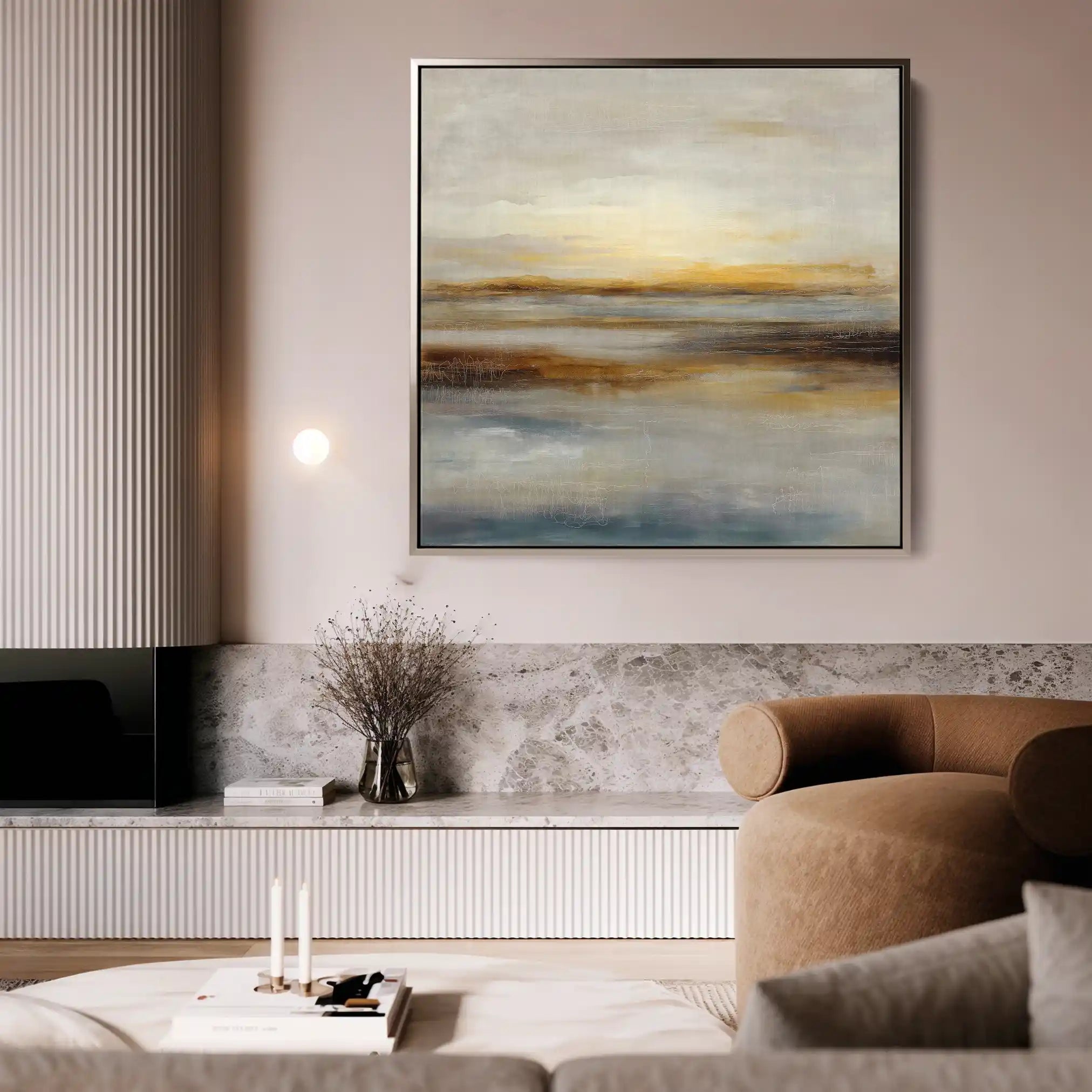 Abstract 761 Canvas Art 60 x 60 cm / Stretched on hidden frame