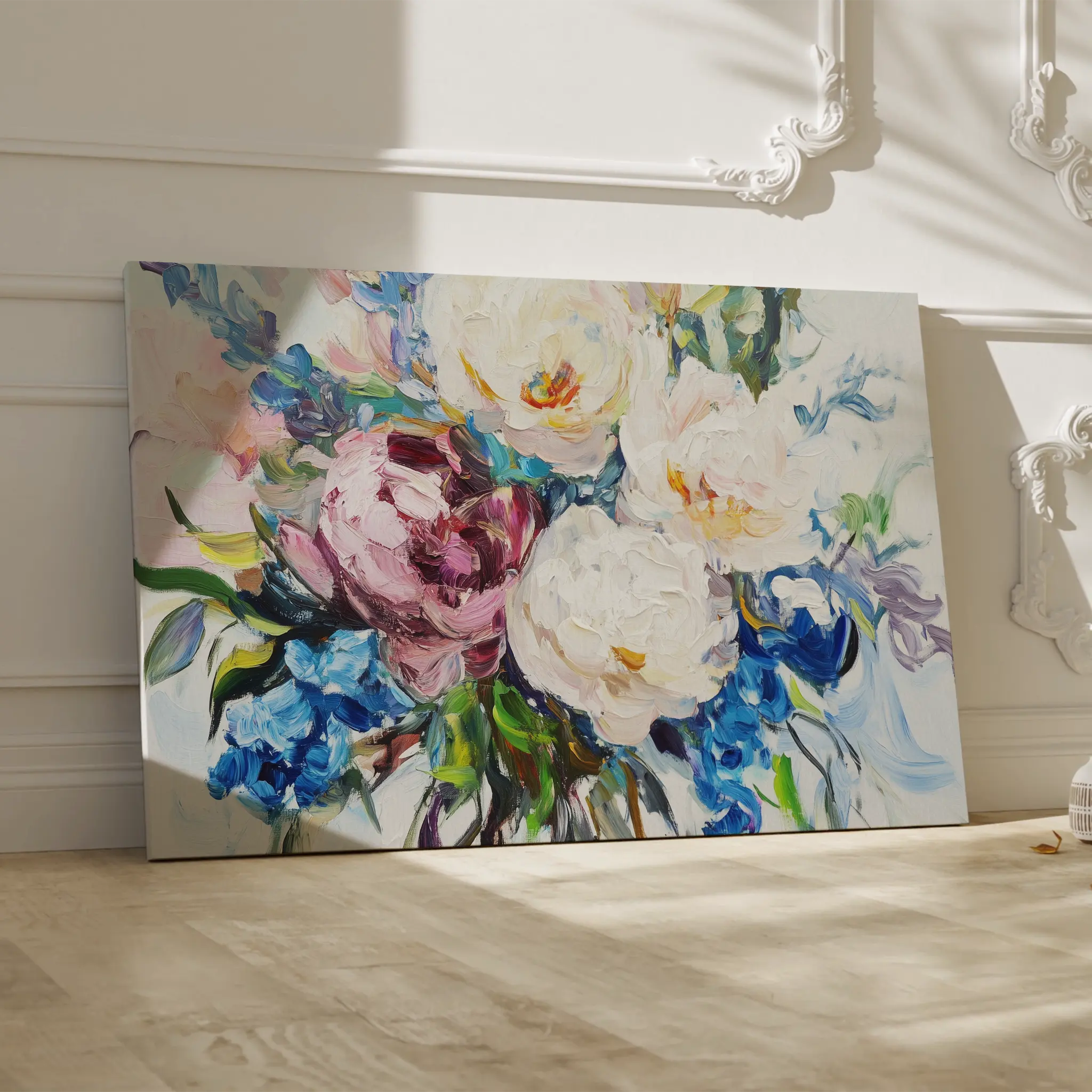 Floral Canvas Wall Art WAD761-F 90 x 60 cm / Stretched on hidden frame