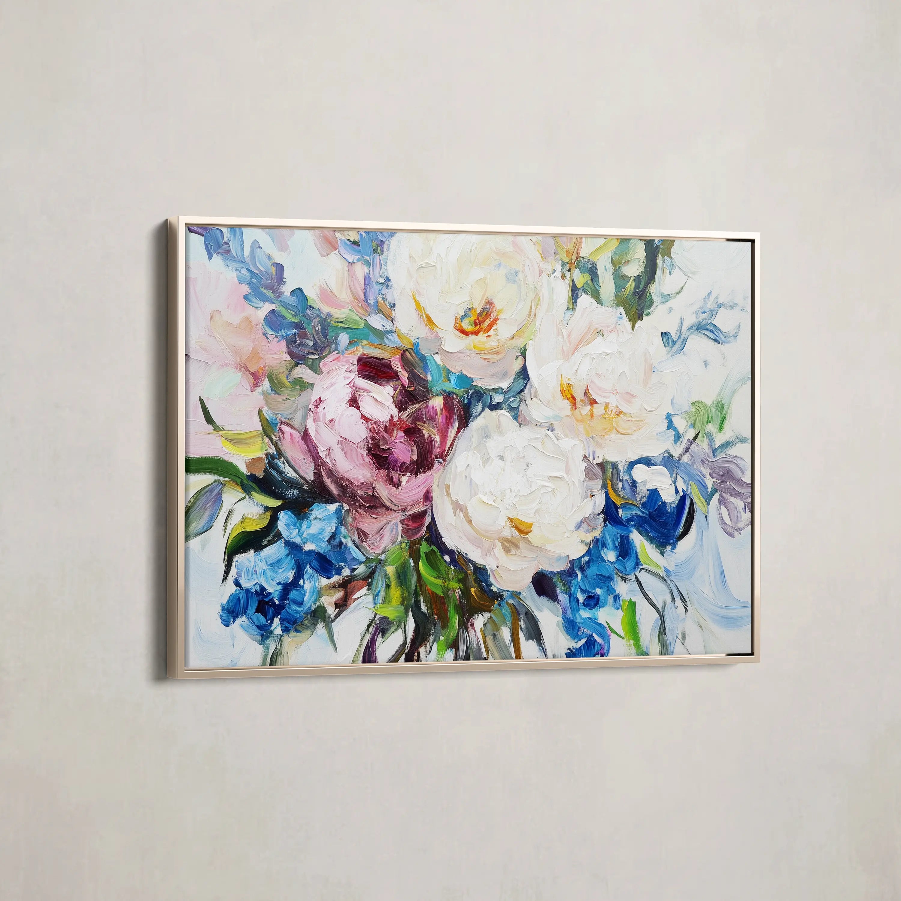 Floral Canvas Wall Art WAD761-F 90 x 60 cm / Stretched on hidden frame