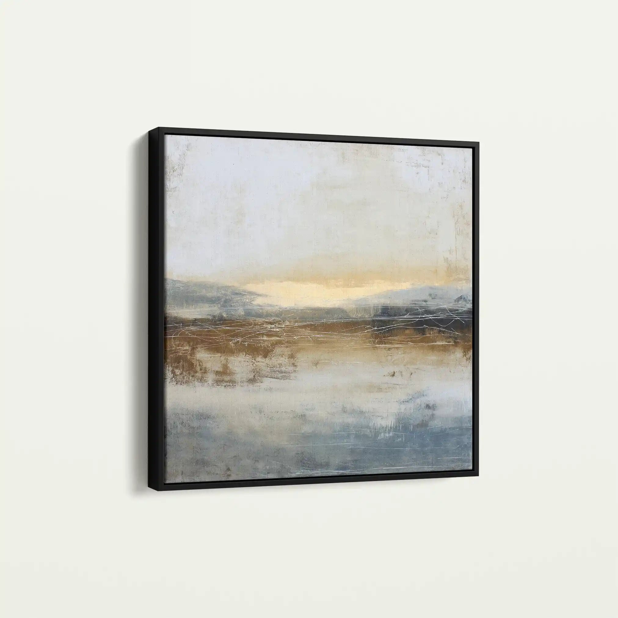 Abstract Canvas Wall Art WAD762-A 80 x 80 cm / Stretched on hidden frame