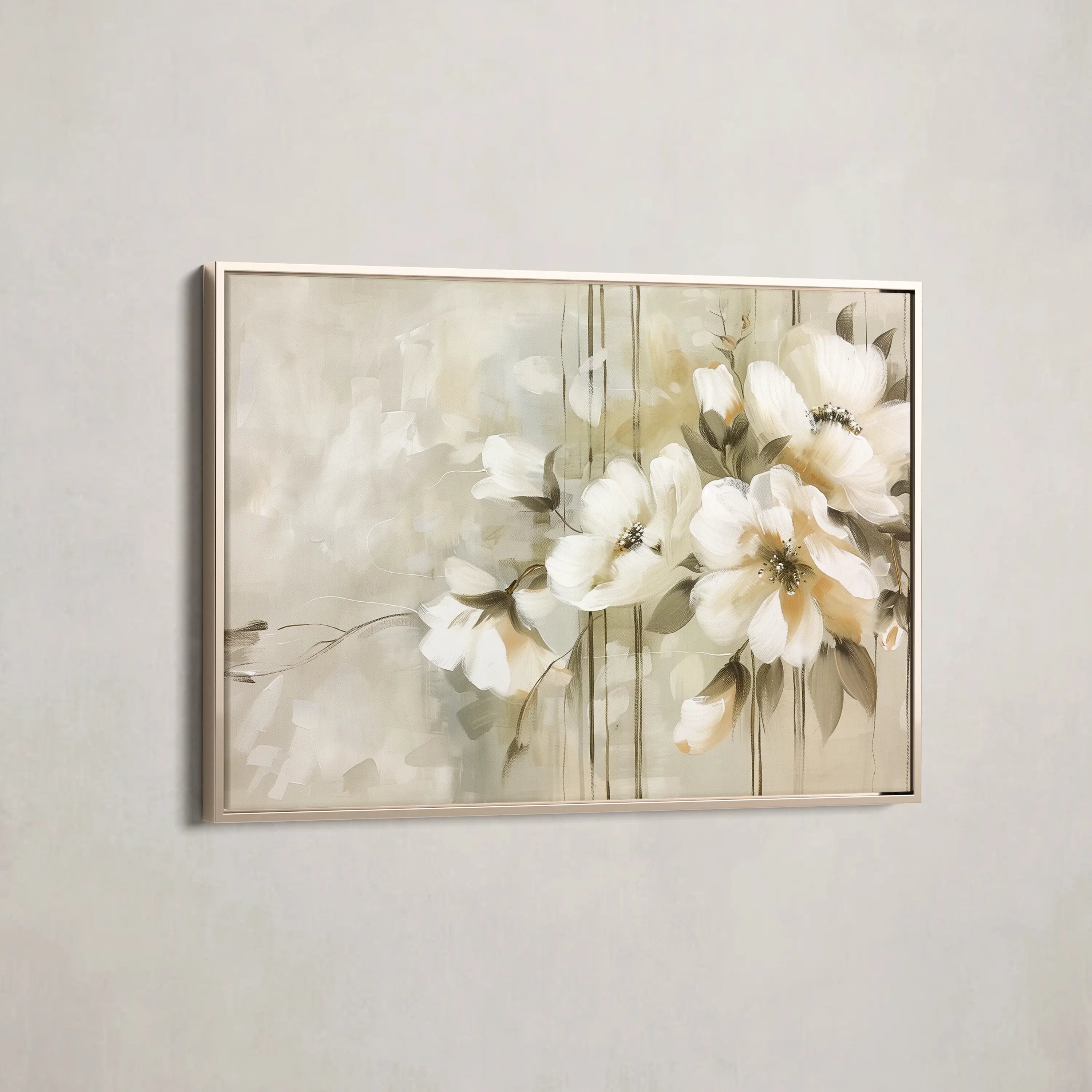 Floral Canvas Wall Art WAD762-F 90 x 60 cm / Stretched on hidden frame