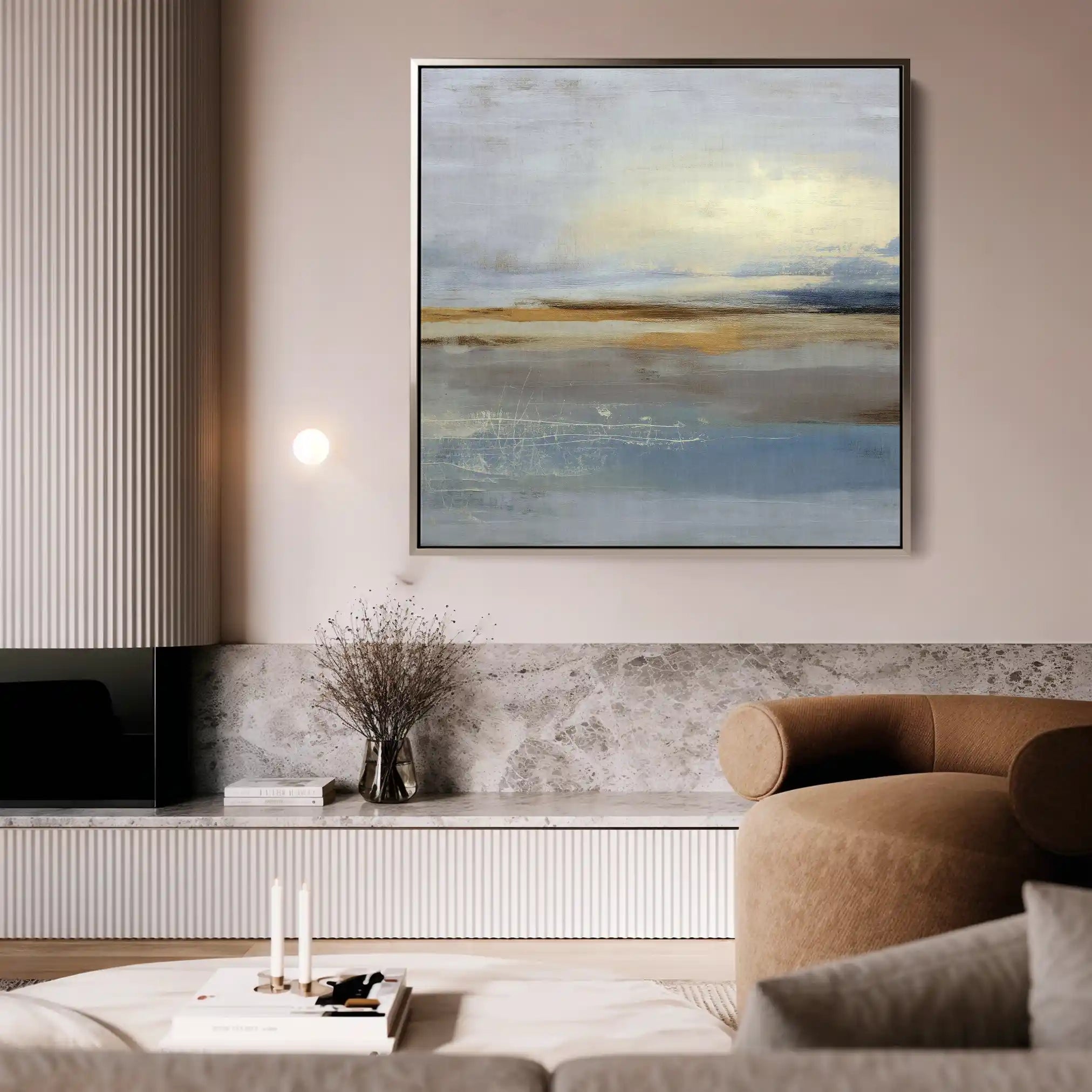 Abstract 763 Canvas Art 60 x 60 cm / Stretched on hidden frame