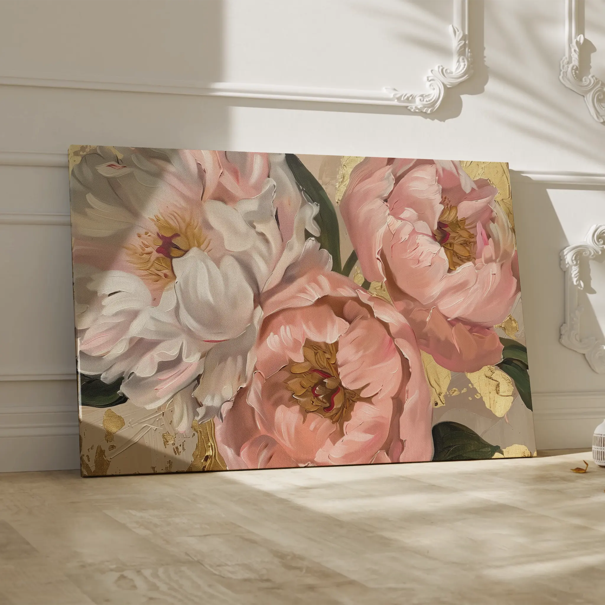 Floral Canvas Wall Art WAD764-F 90 x 60 cm / Stretched on hidden frame