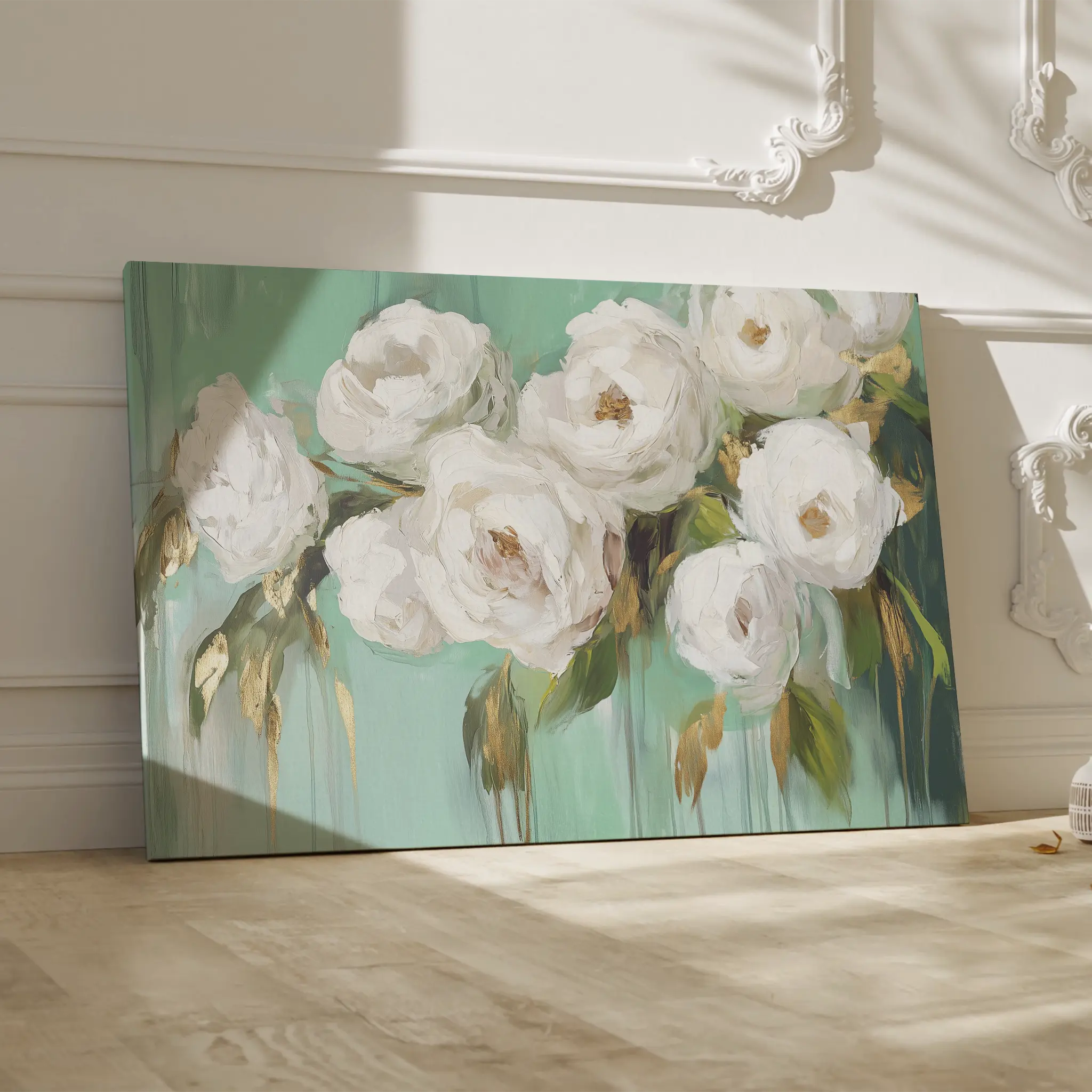 Floral Canvas Wall Art WAD765-F 90 x 60 cm / Stretched on hidden frame