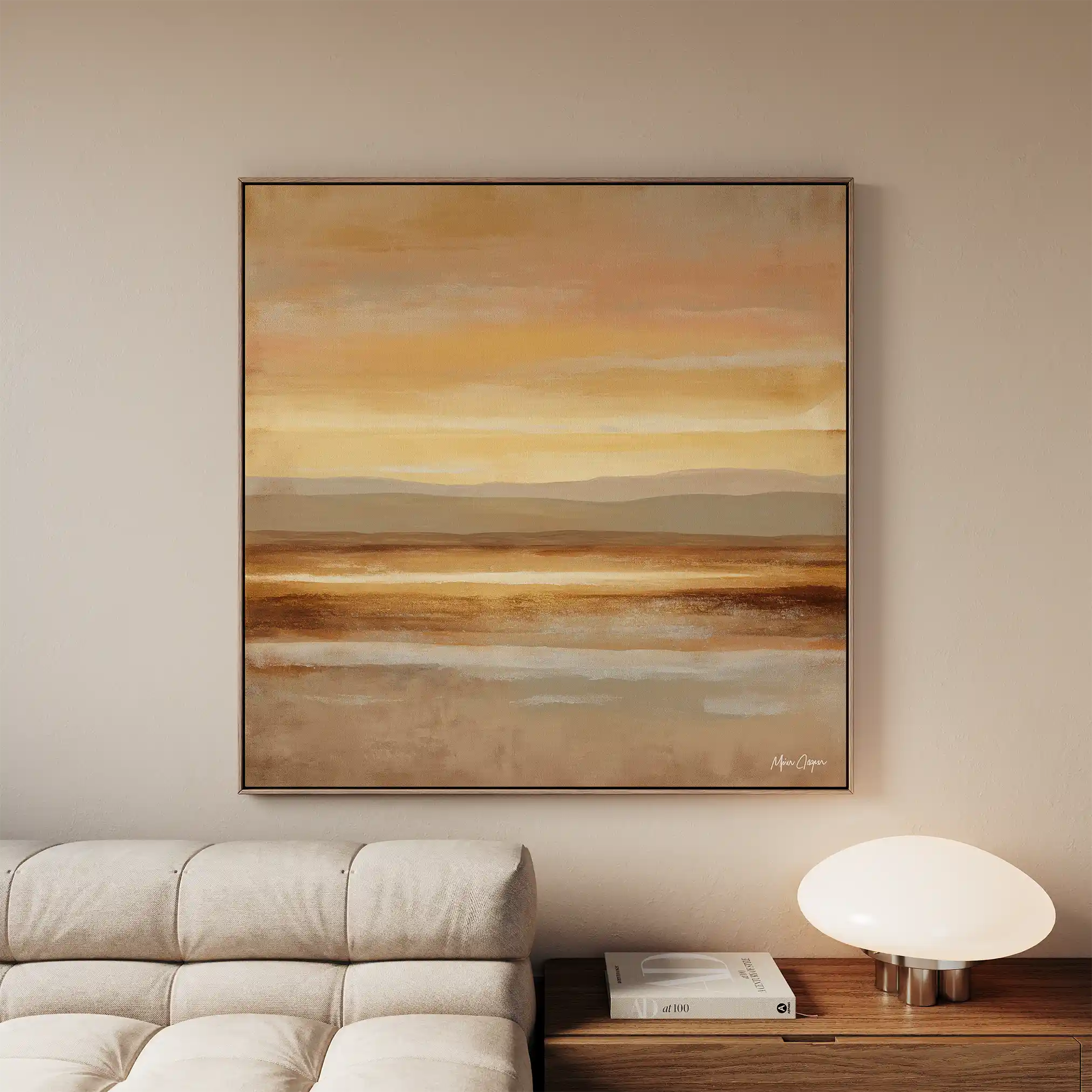 Abstract 766 Canvas Art 60 x 60 cm / Stretched on hidden frame